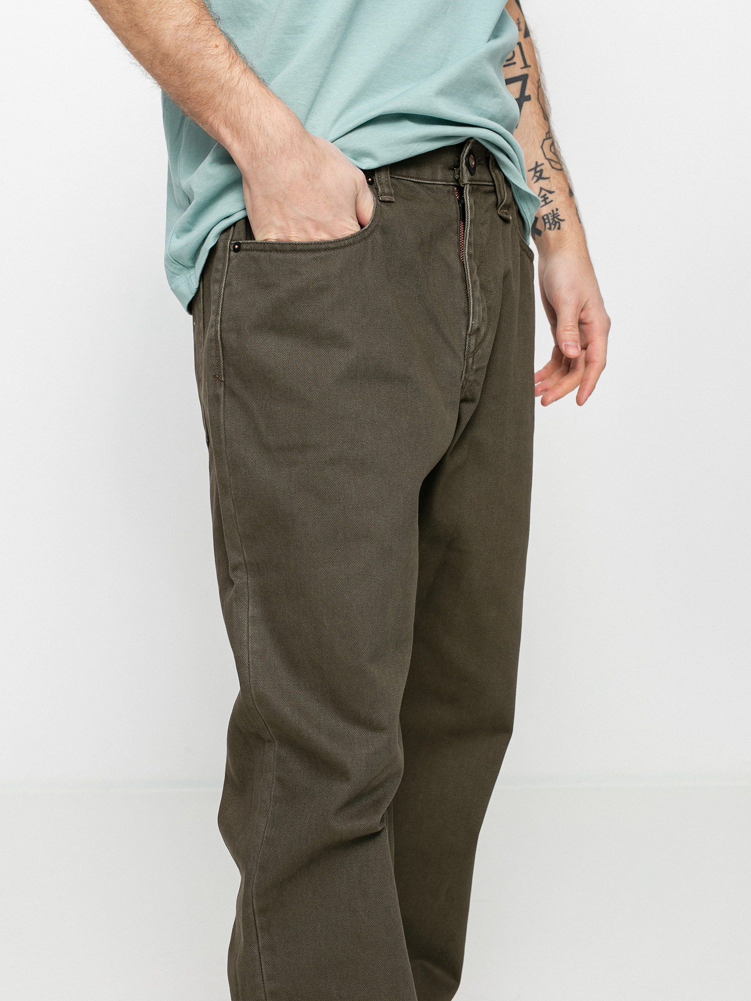 Volcom Substance Denim Pants (tarmac brown)