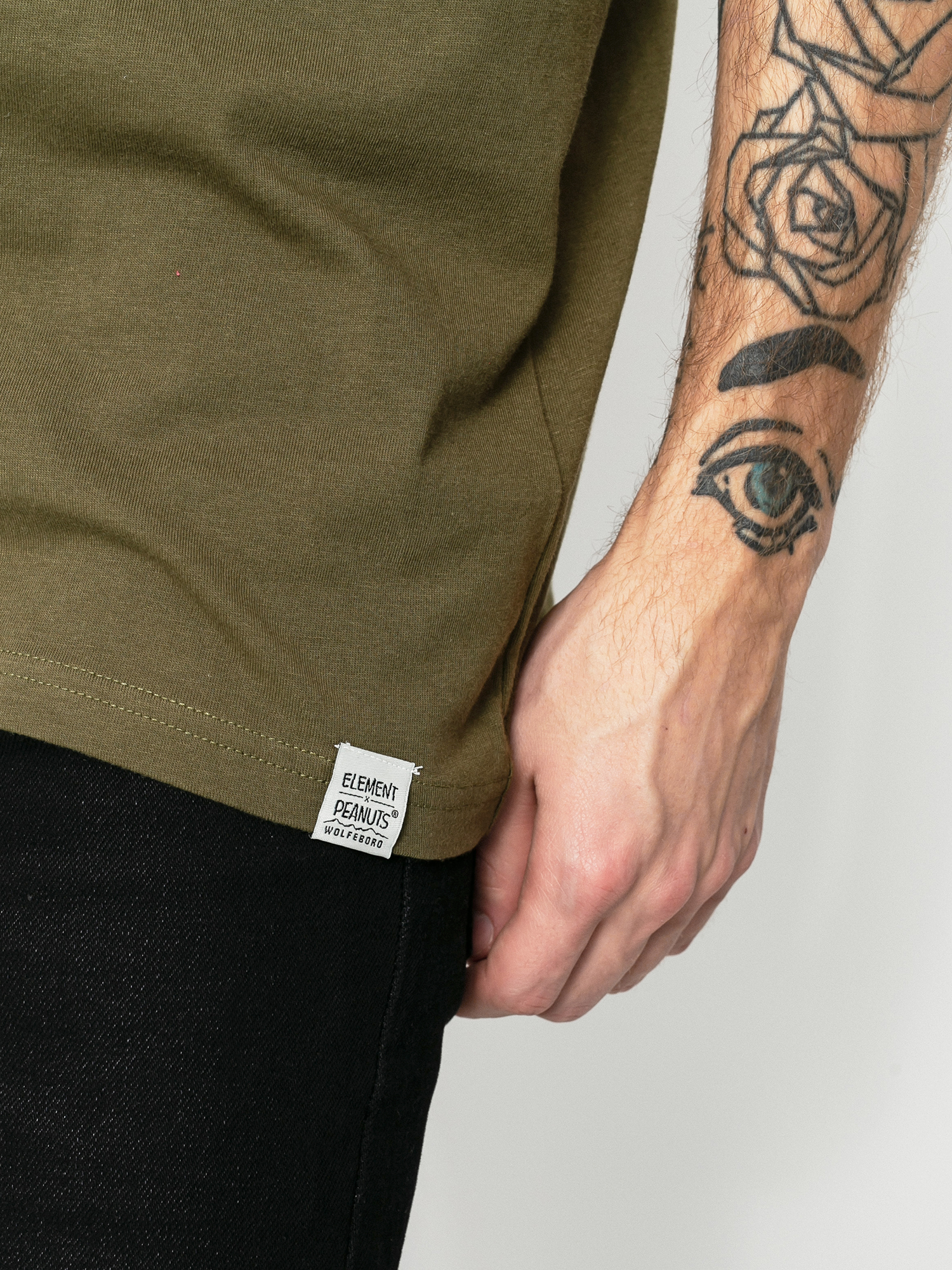 Element Peanuts Adventure T-shirt (army)