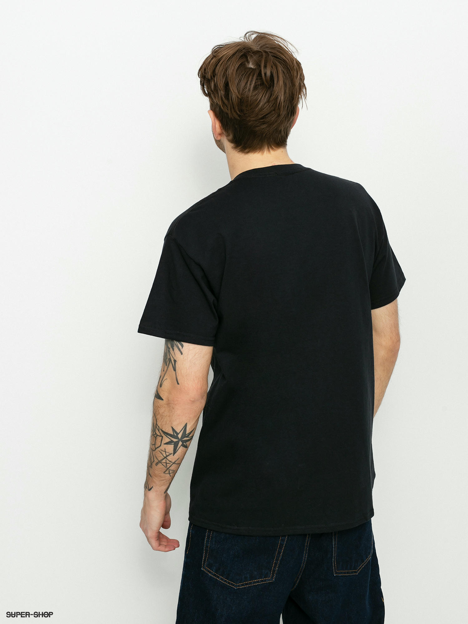 Thrasher Fire Logo T Shirt Black