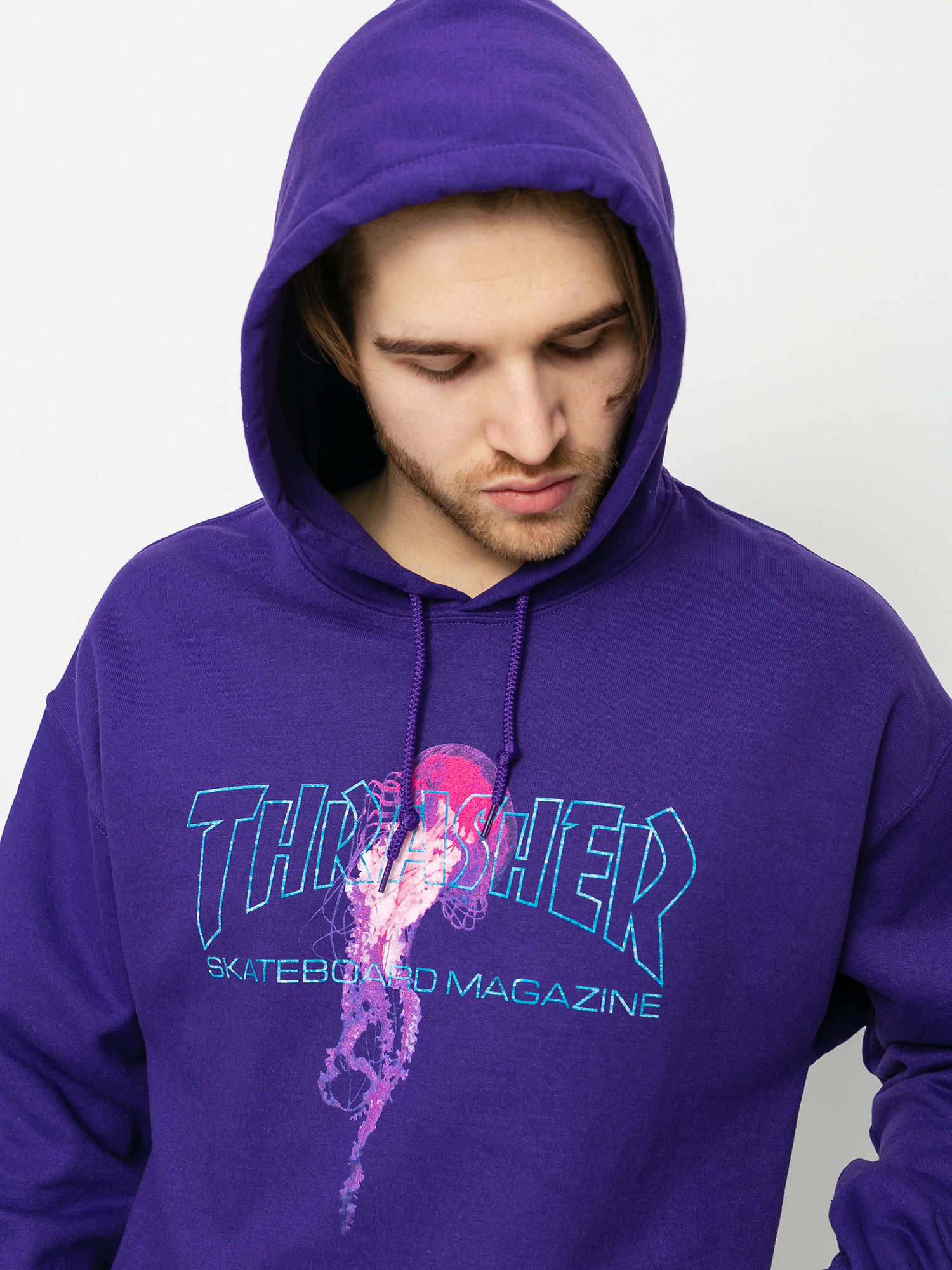Thrasher Atlantic Drift HD Hoodie - violet (purple)