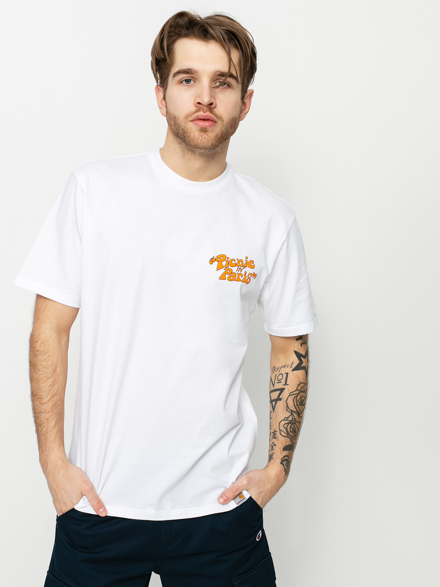 Carhartt WIP Picnic In Paris T-shirt (white)