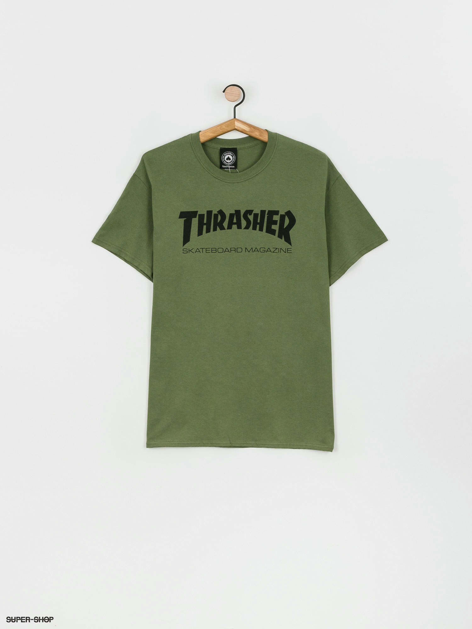 Thrasher T-shirt Skate Mag (military green)