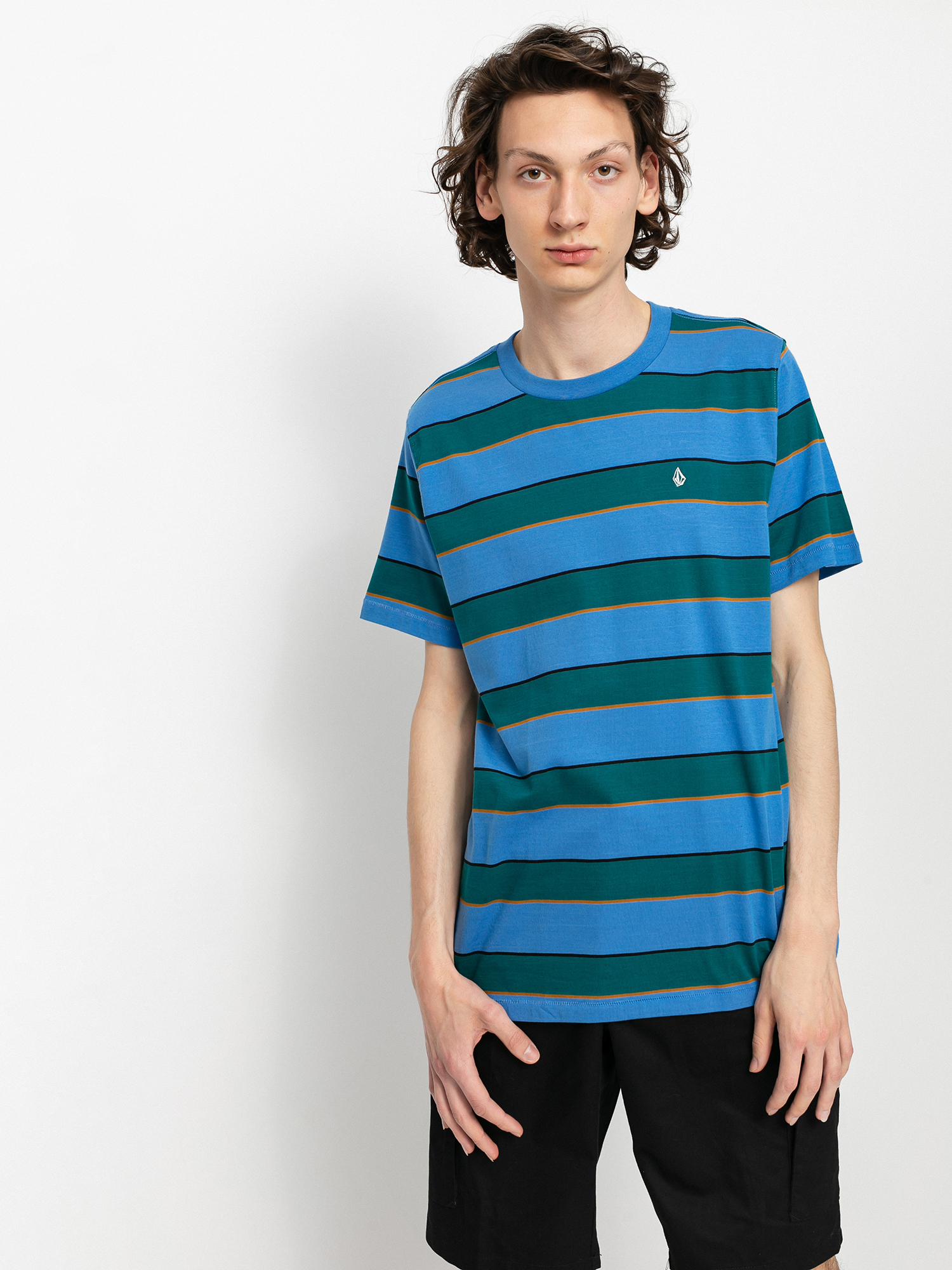 volcom striped shirt
