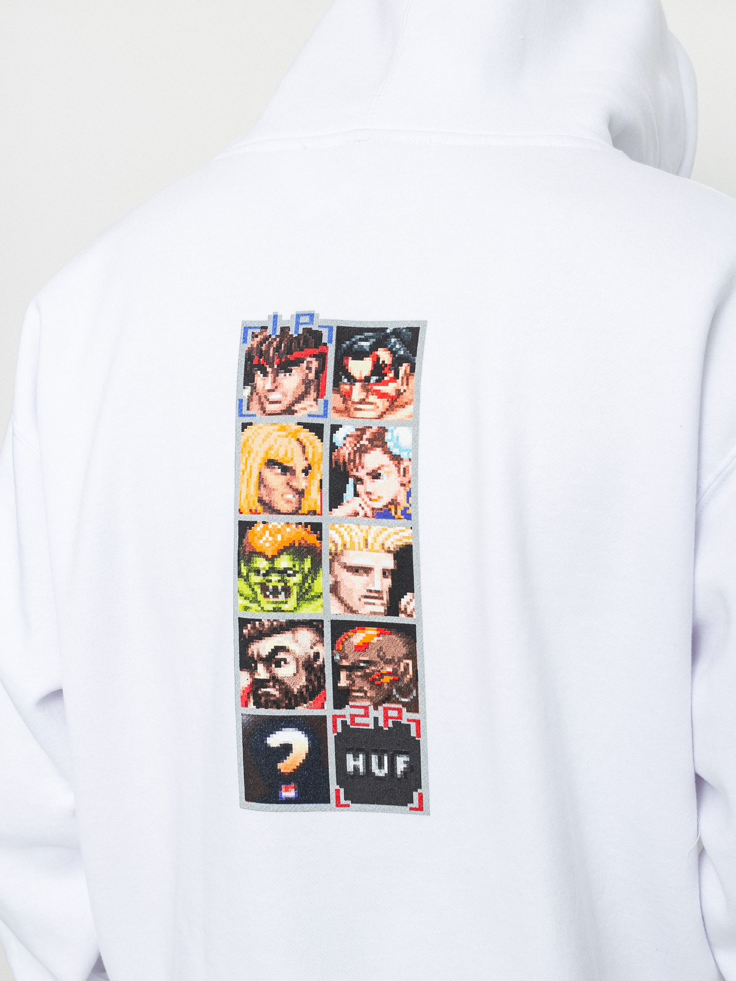 HUF X Street Fighter Arcade HD Hoodie - white (white)