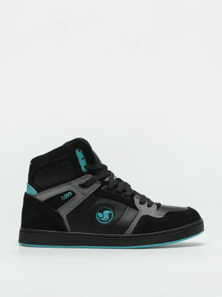 DVS Honcho Shoes (black charcoal turquois suede)