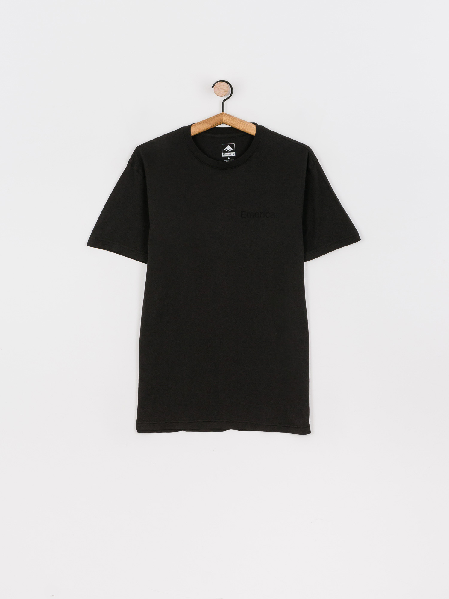 Emerica Pure Logo T-Shirt (black/black)