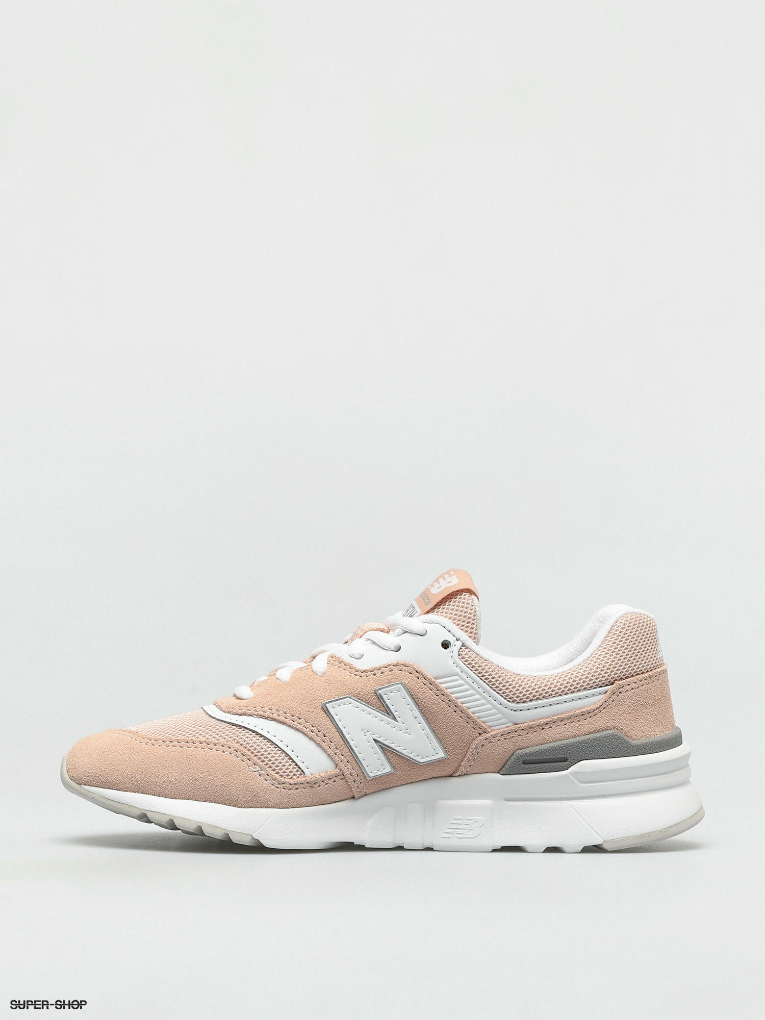 new balance 997 white pink