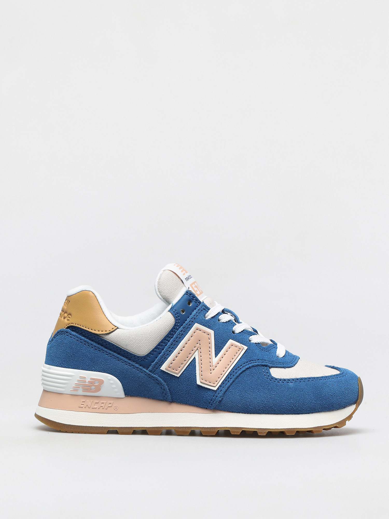 navy and pink new balance 574