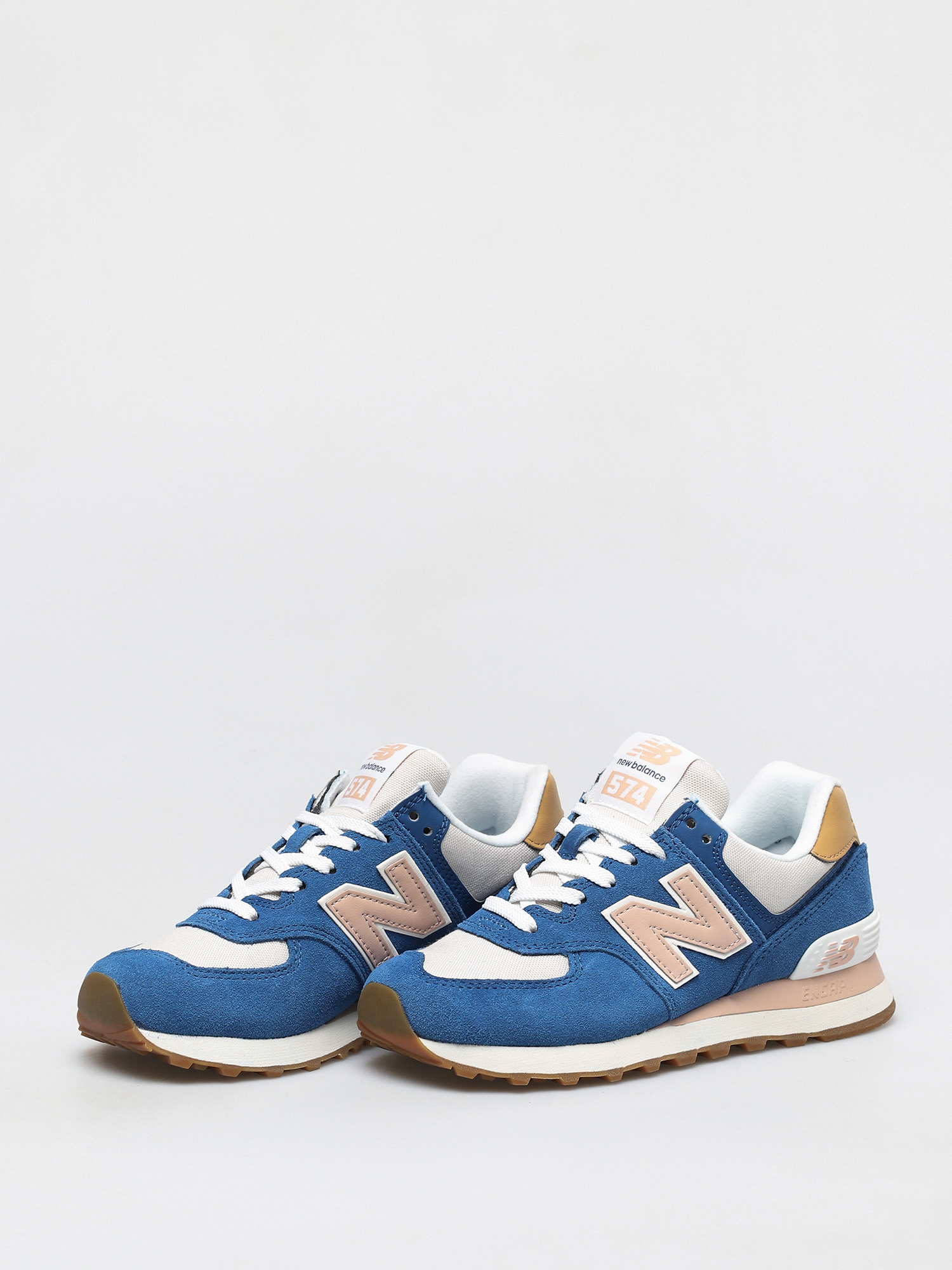 New Balance 574 Shoes Wmn blue (blue/pink)