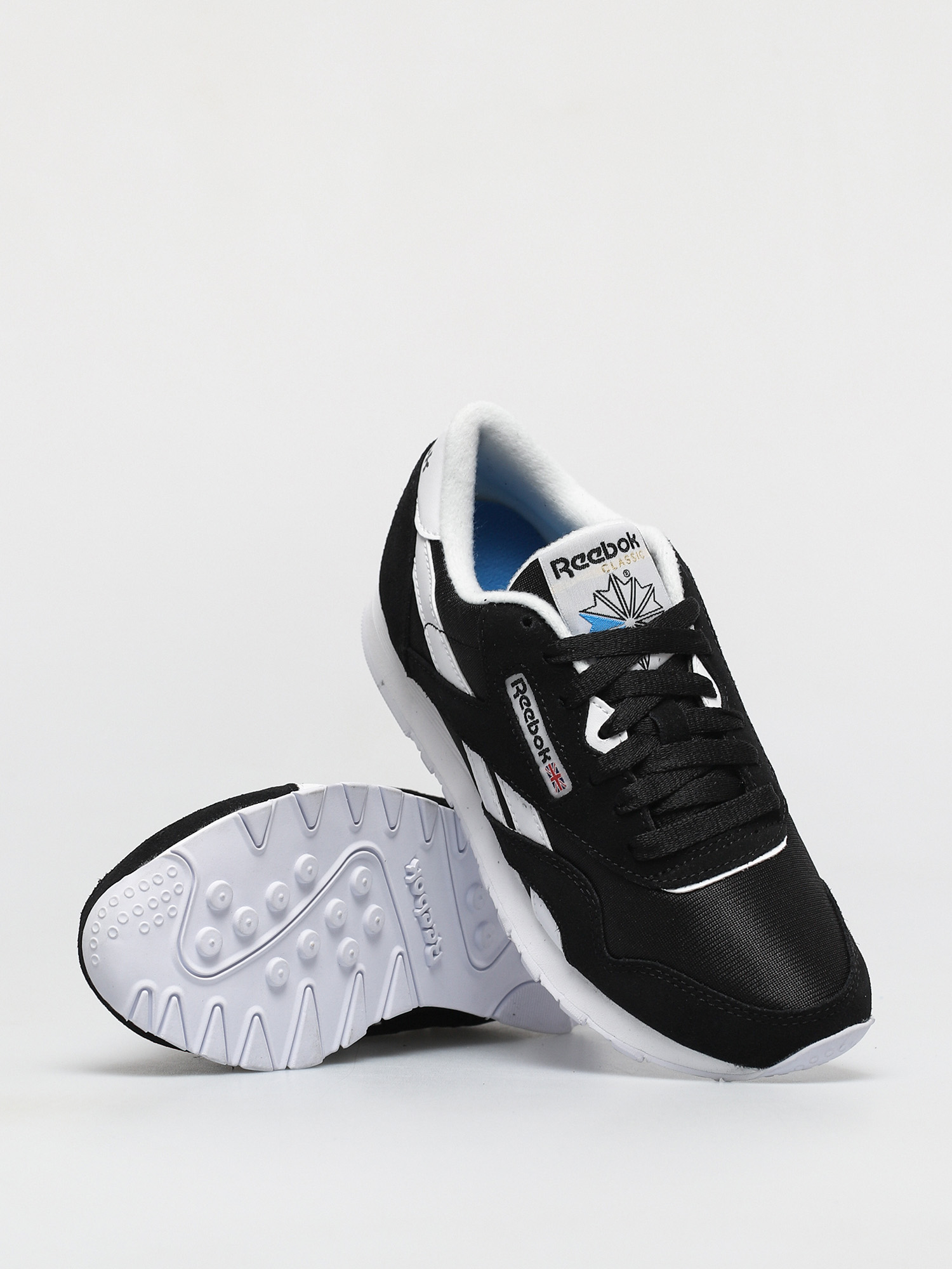 Reebok Cl Nylon Schuhe Wmn (black/black/white)