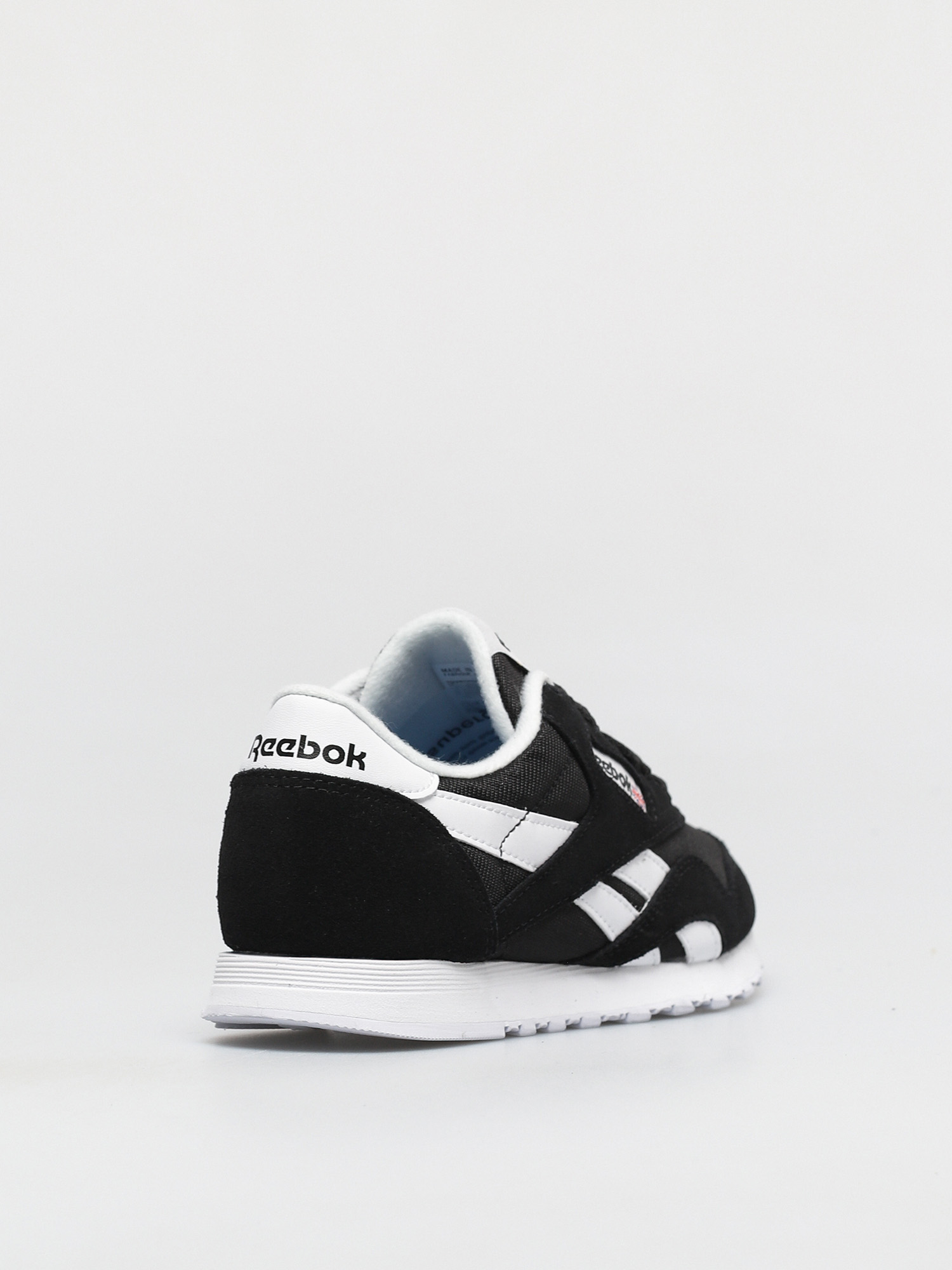 black nylon reebok