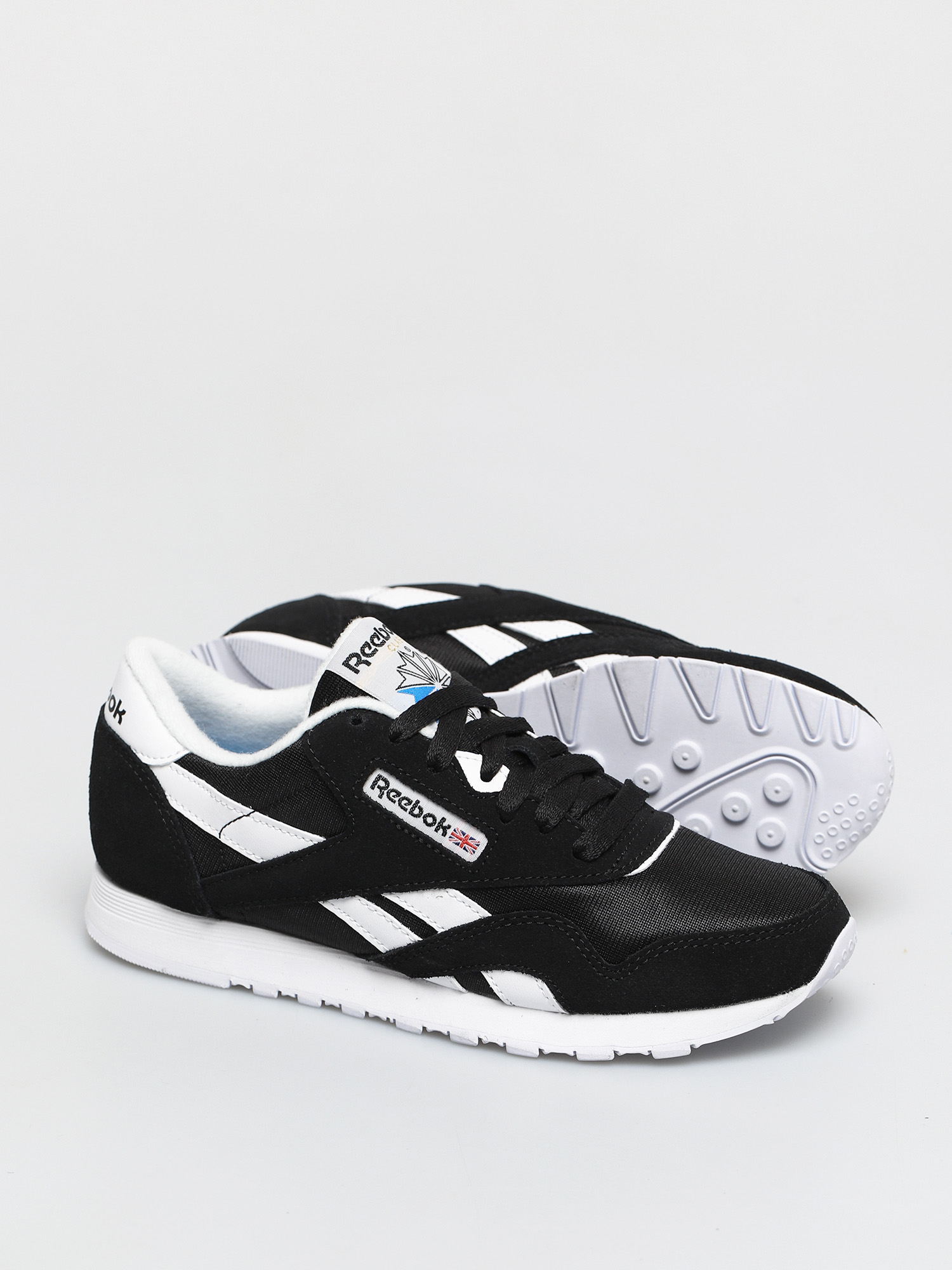 Reebok Cl Nylon Shoes Wmn (black/black/white)
