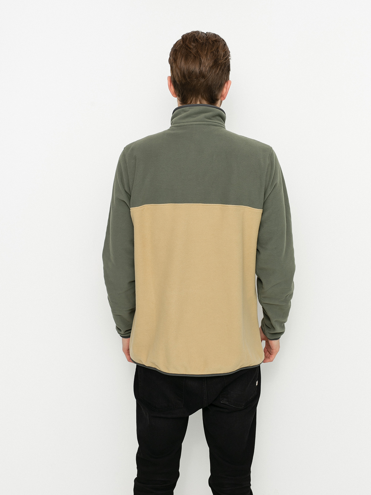 Herren Patagonia Micro D Snap T Fleecejacke (classic tan)