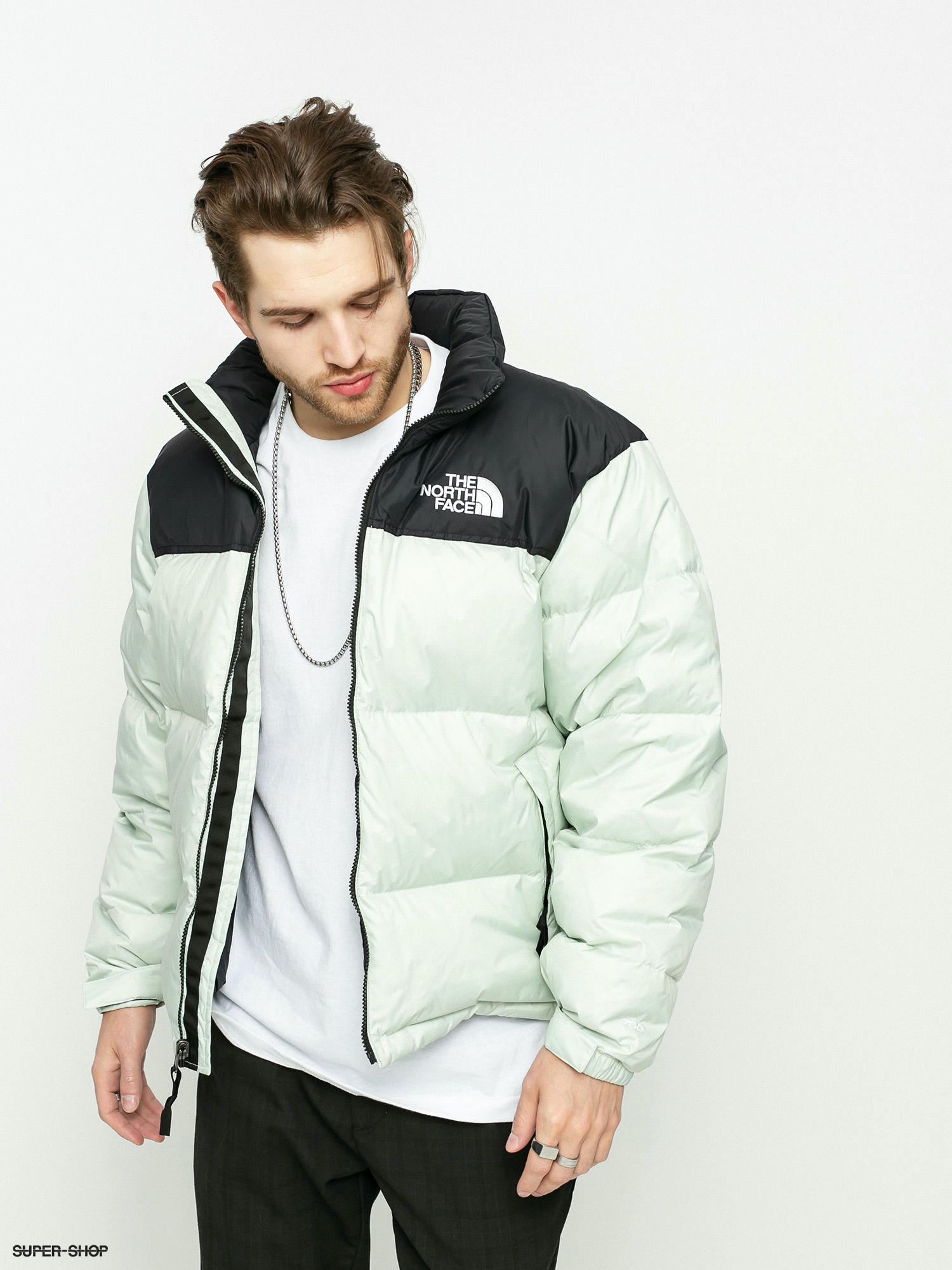 north face puffer jacket 1996 green