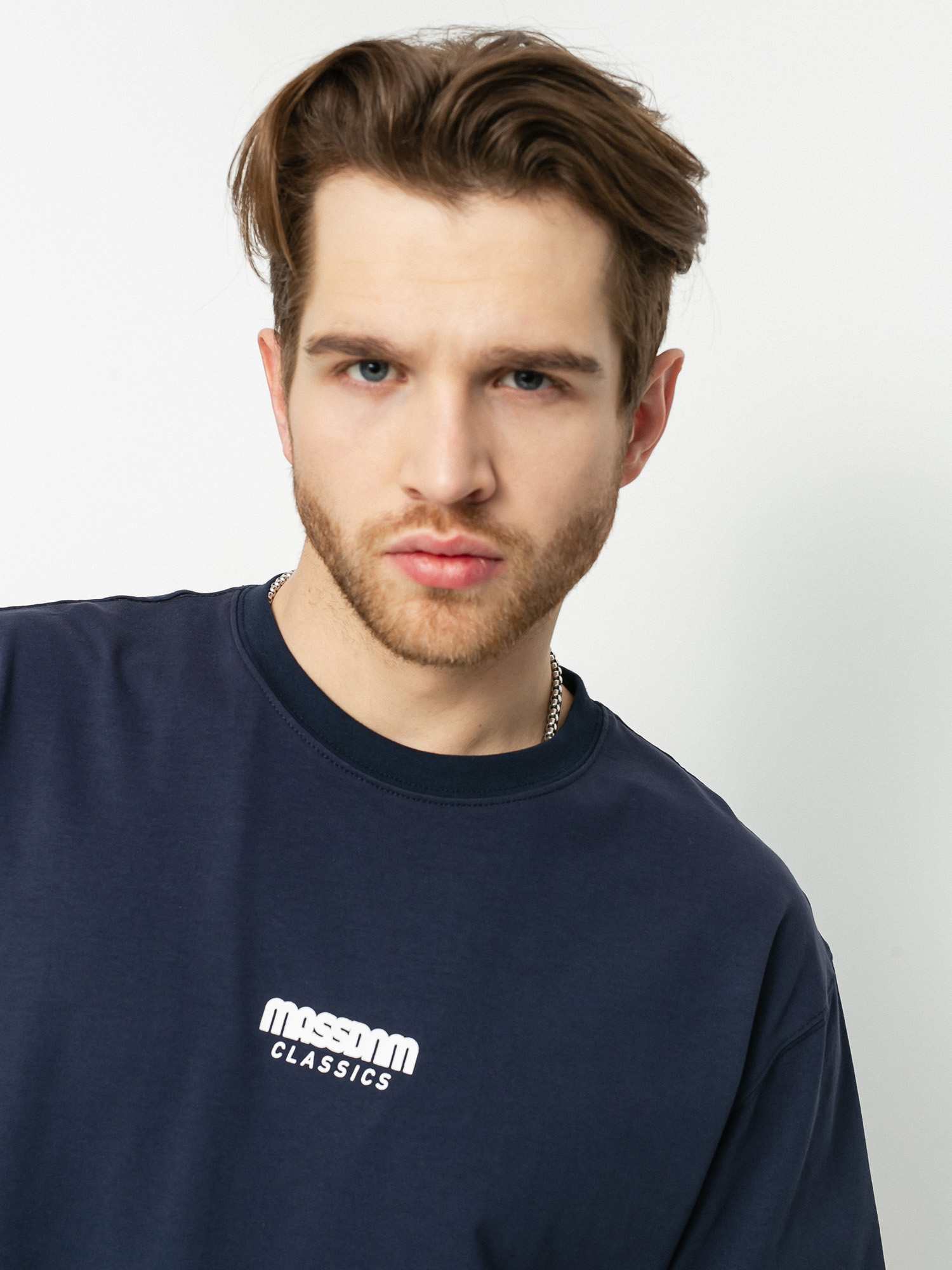 MassDnm Classics Small Logo T-shirt (navy)