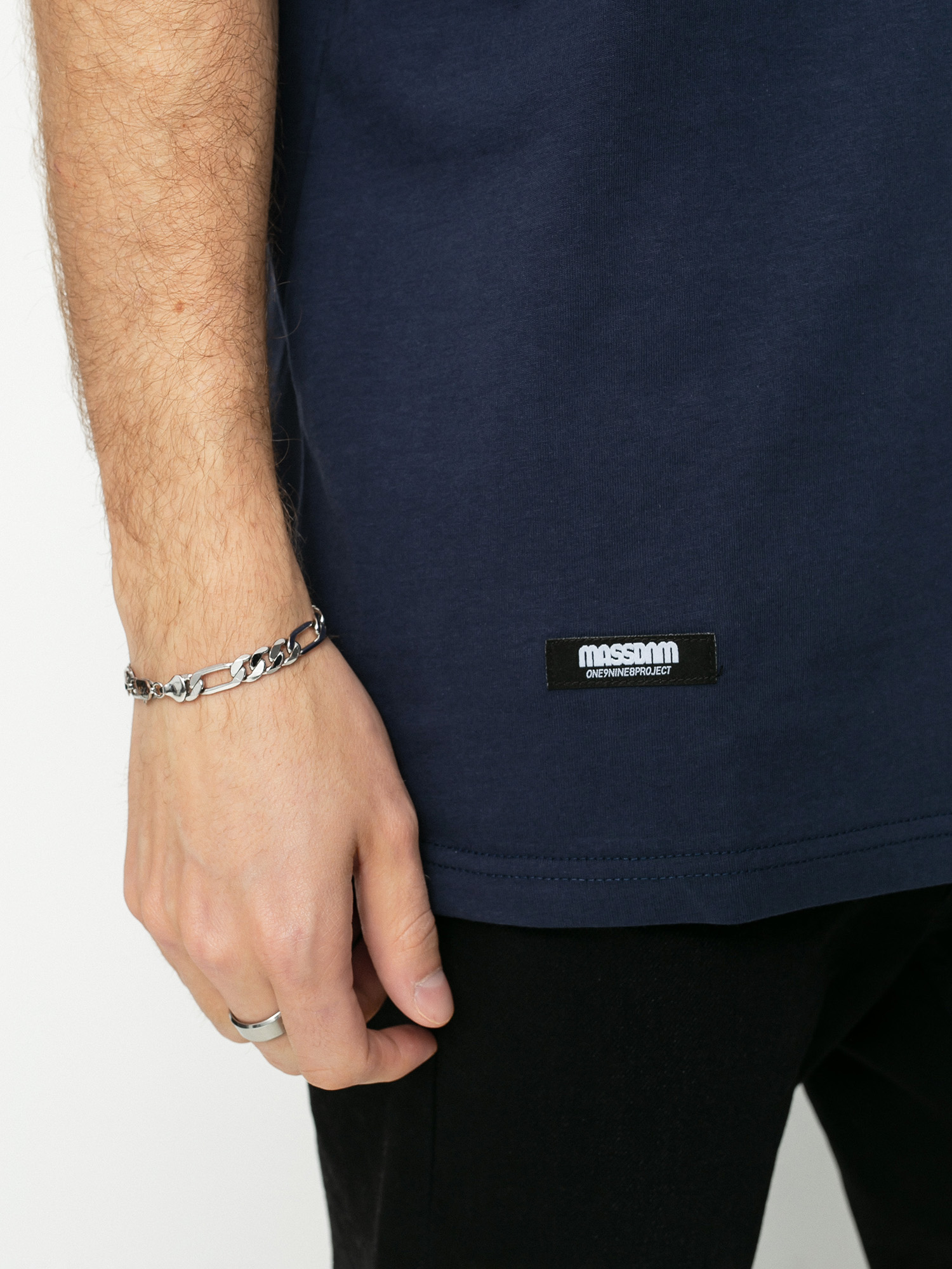MassDnm Classics Small Logo T-shirt (navy)