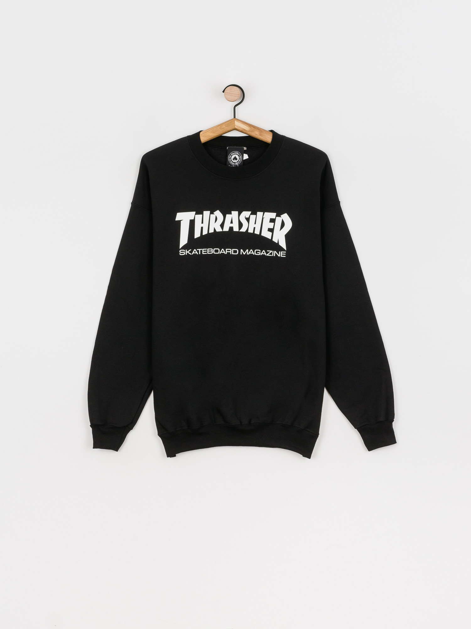 Thrasher Sweatshirt Skate Mag Crew (black)