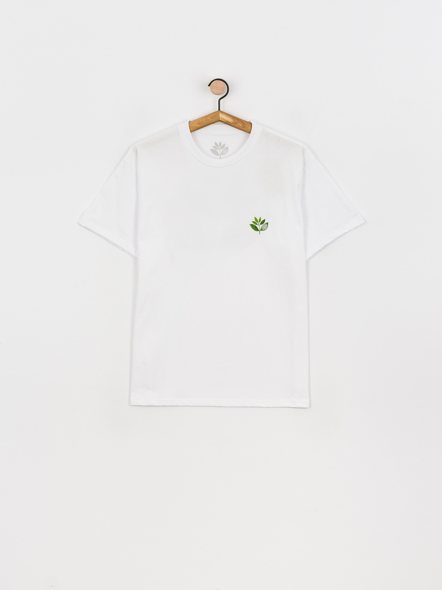 Magenta True Leaf T-shirt (white)