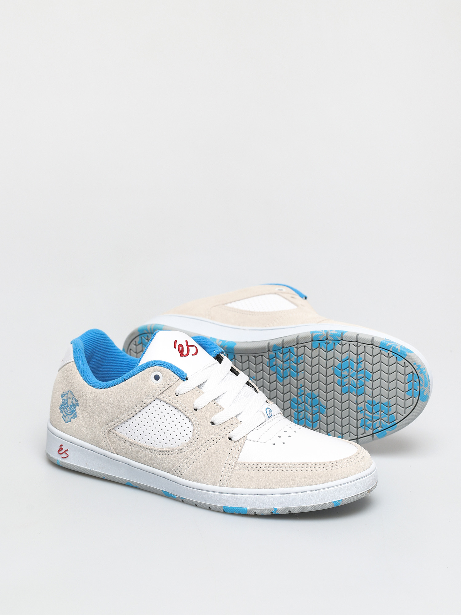 eS Accel Slim Shoes (white/blue/red)