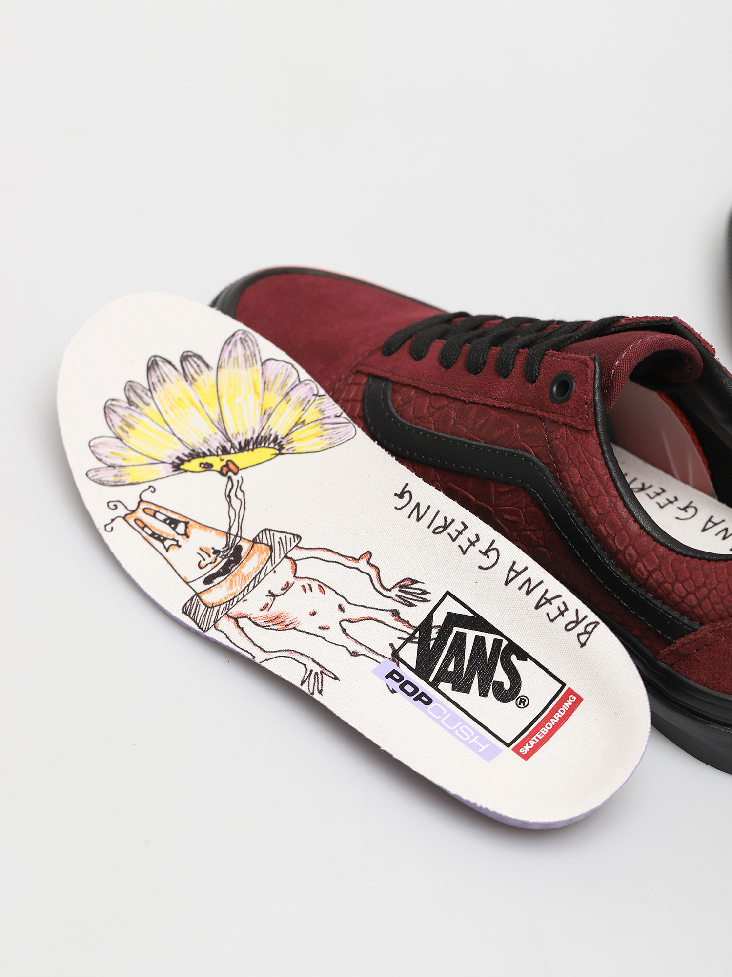 Vans Skate Old Skool Schuhe (breana geering port/black)