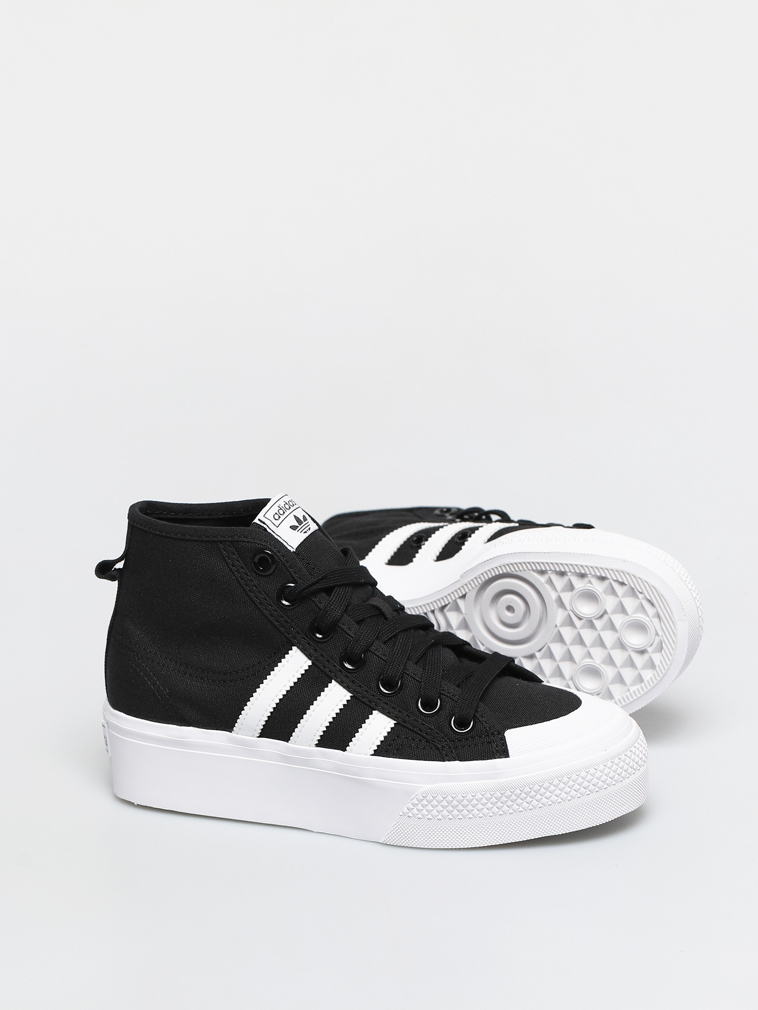 adidas Originals Nizza Platform Mid Schuhe Wmn (cblack/ftwwht/ftwwht)