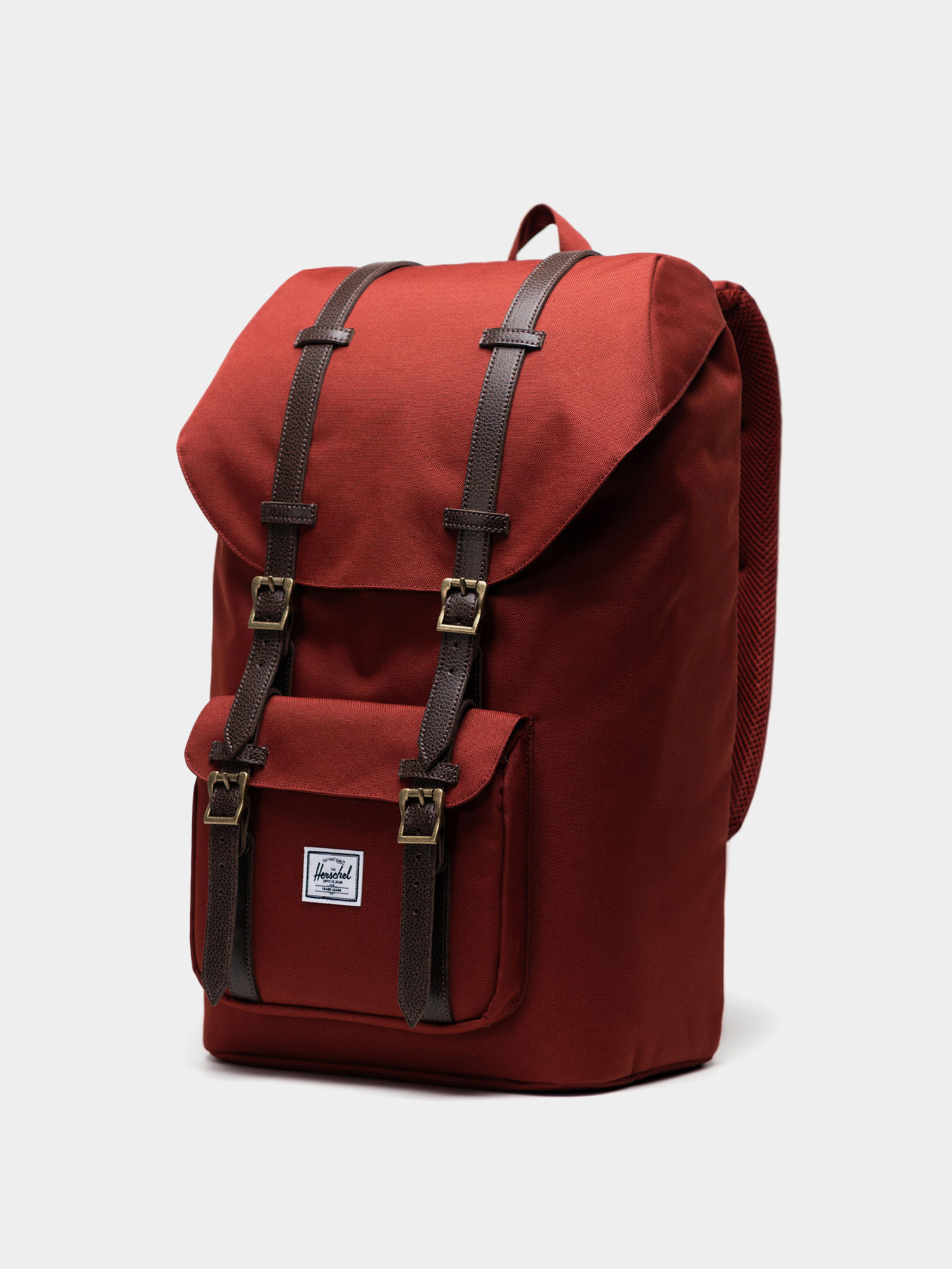 Herschel Supply Co. Little America Backpack (burnt henna/chicory coffee straps)
