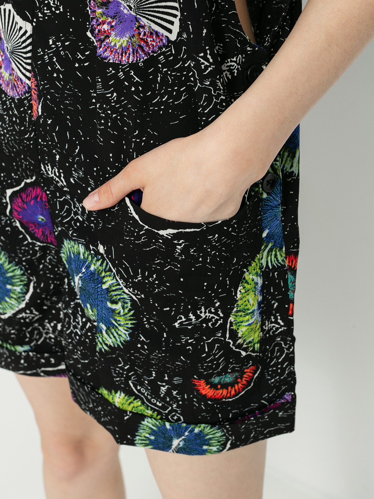 Damen Volcom Coral Morph Romper Overall (multi)