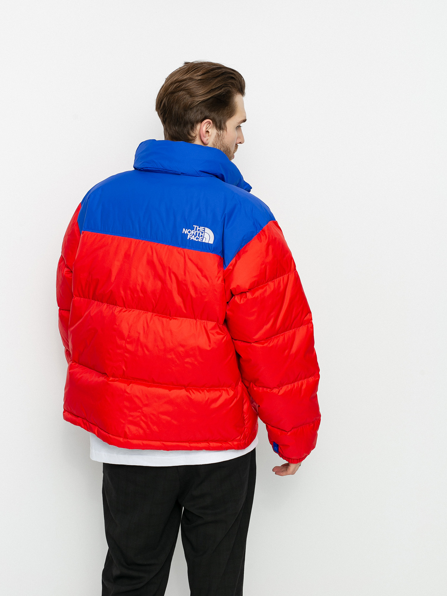 The North Face 1996 Retro Nuptse Jacket (horizon red/tnf blue)