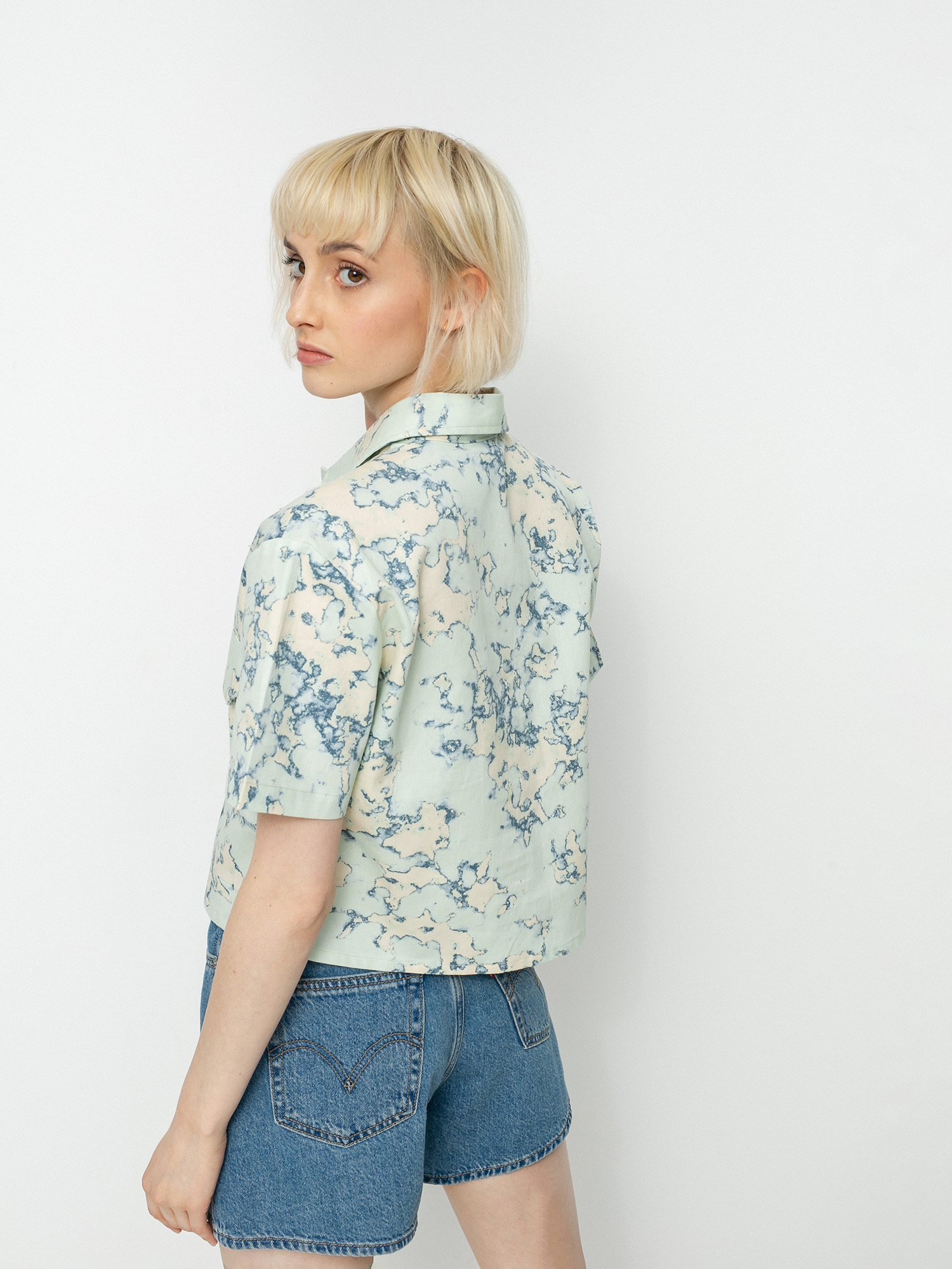 Dickies Sunburg Hemd Wmn (fog blue)