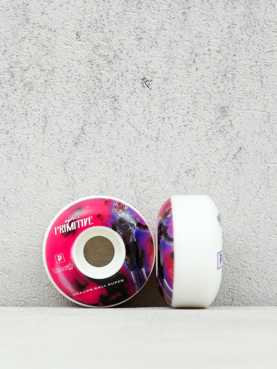 Primitive Goku Black Rose Swirl Wheels (white)