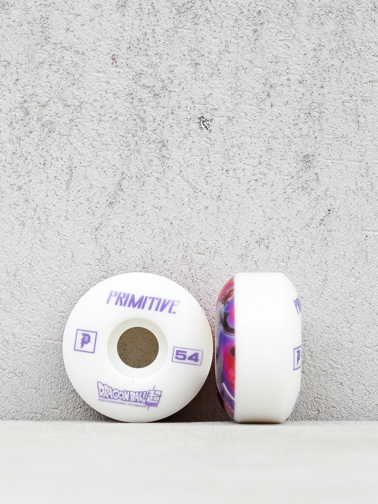 Primitive Goku Black Rose Swirl Wheels (white)