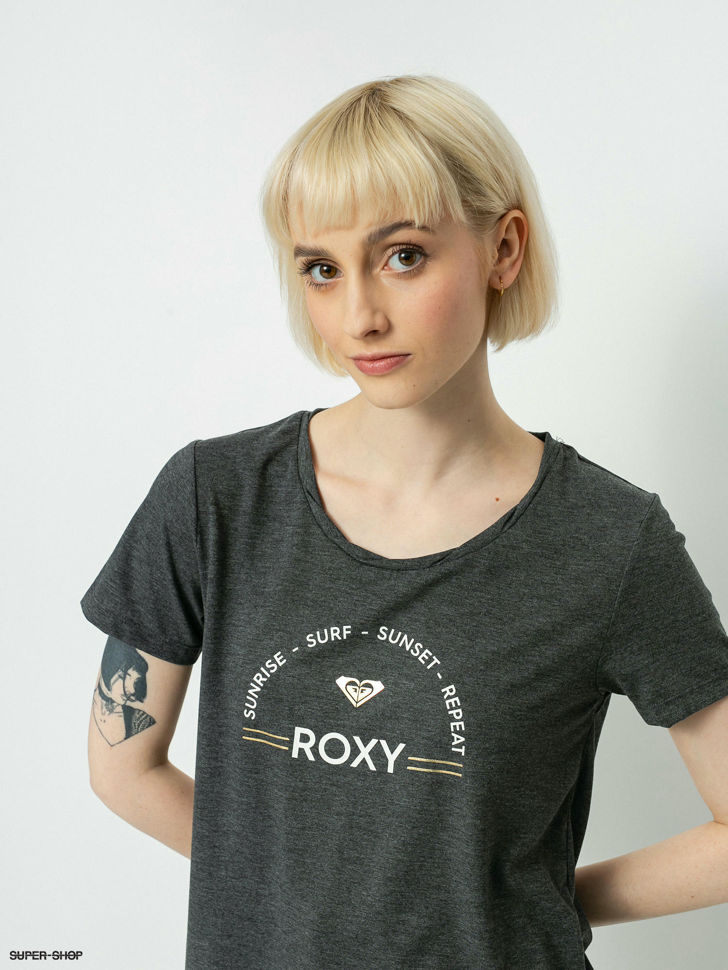 Roxy Chasing The Swell A T-shirt Wmn (anthracite)