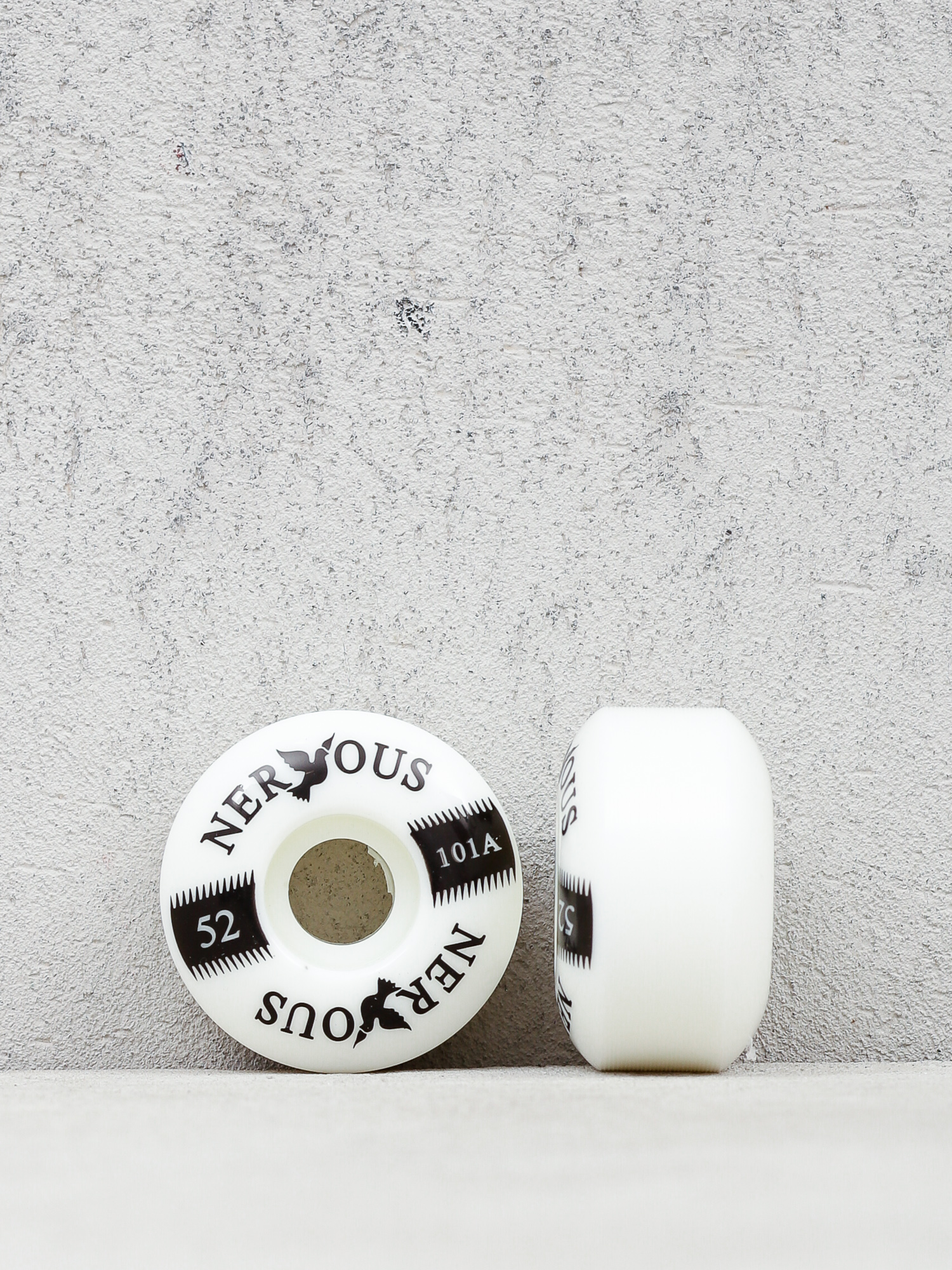 Nervous Classic Flat Wheels (white)