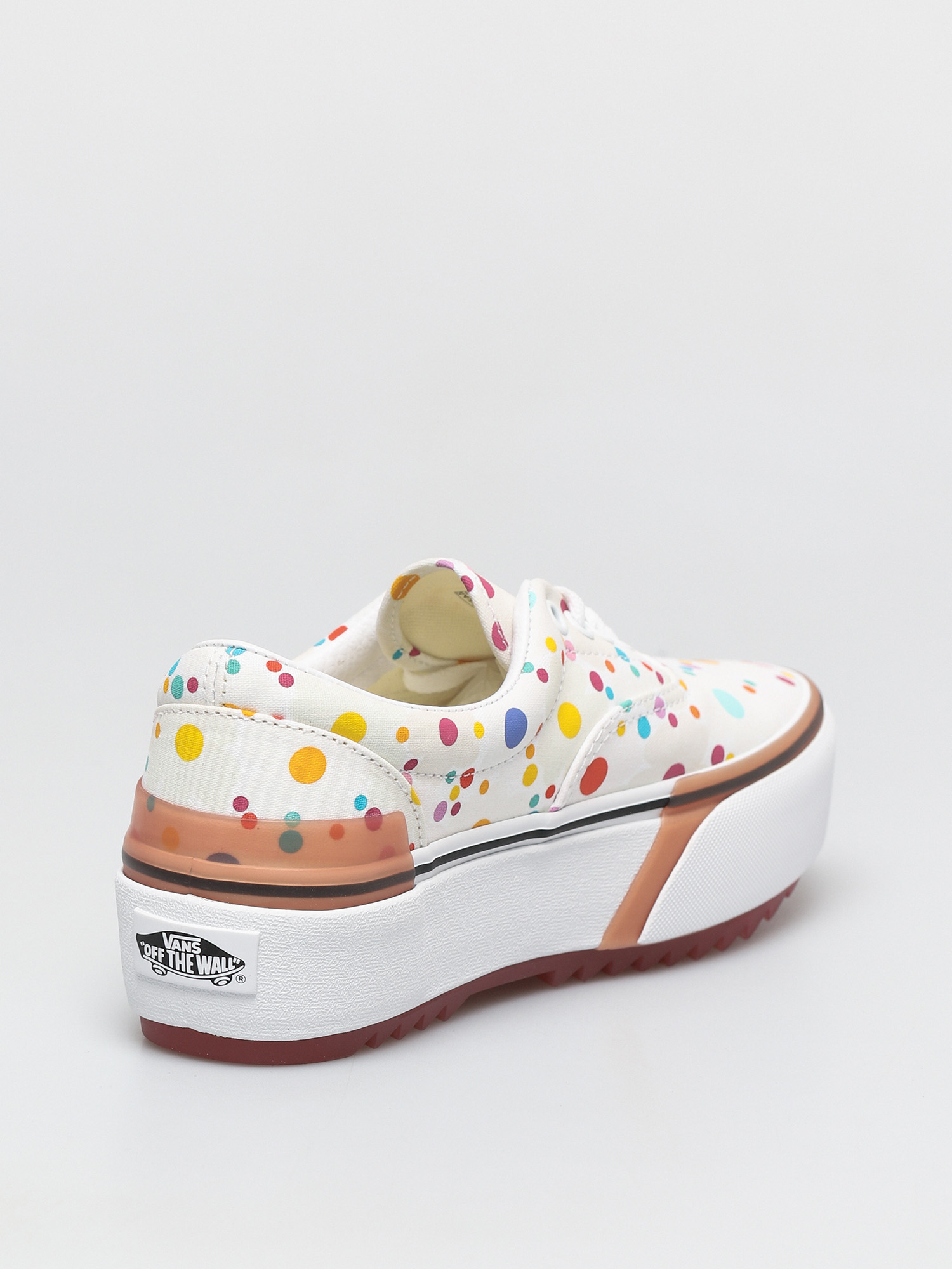 Vans Era Stacked Shoes (uv ink floral/true white)