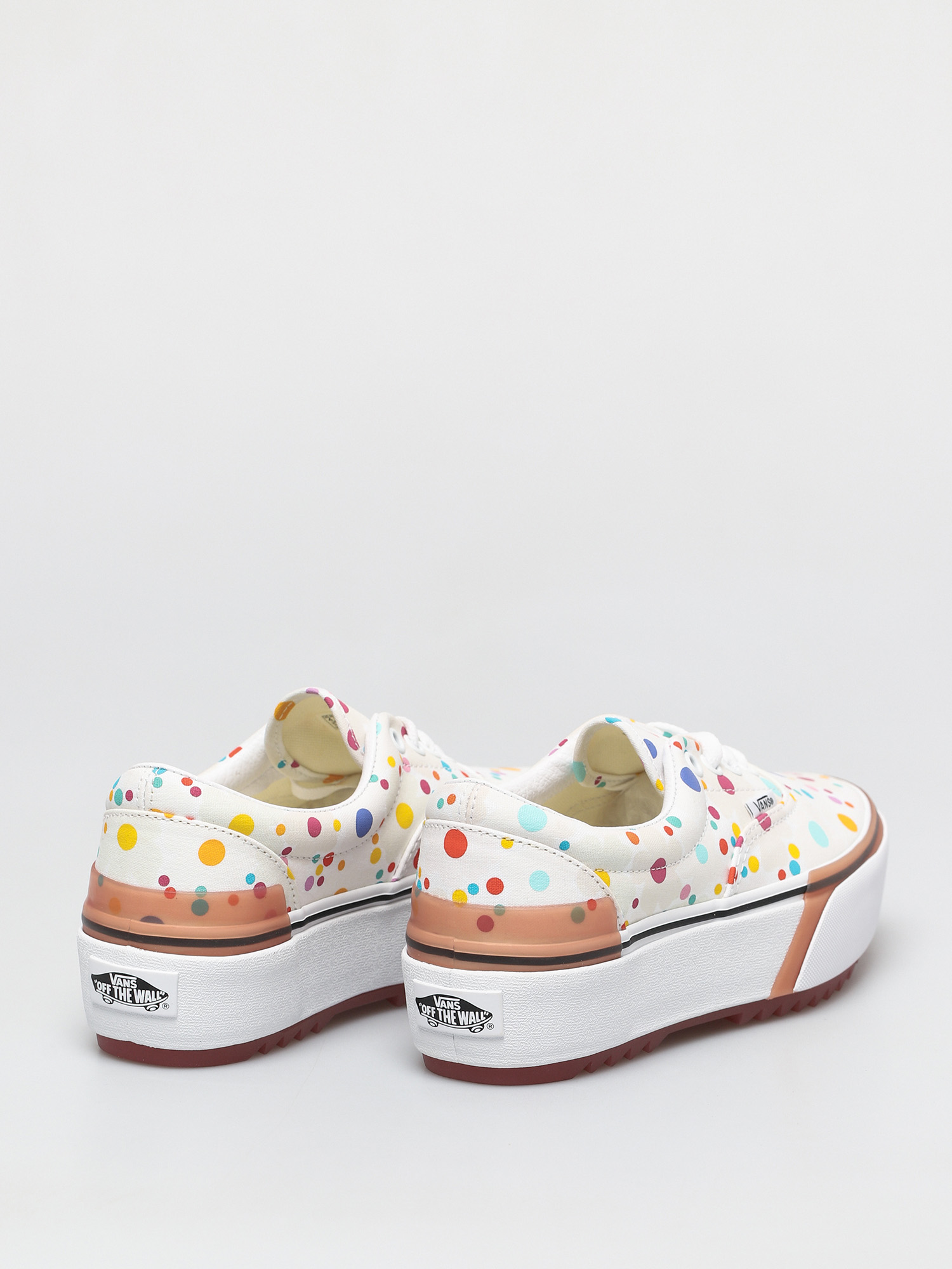 Vans Era Stacked Shoes (uv ink floral/true white)