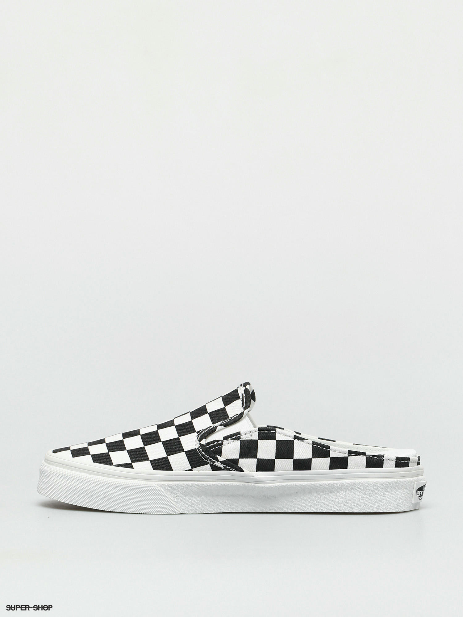 Vans Classic Slip On Mule Shoes (checkerboard black/true white)