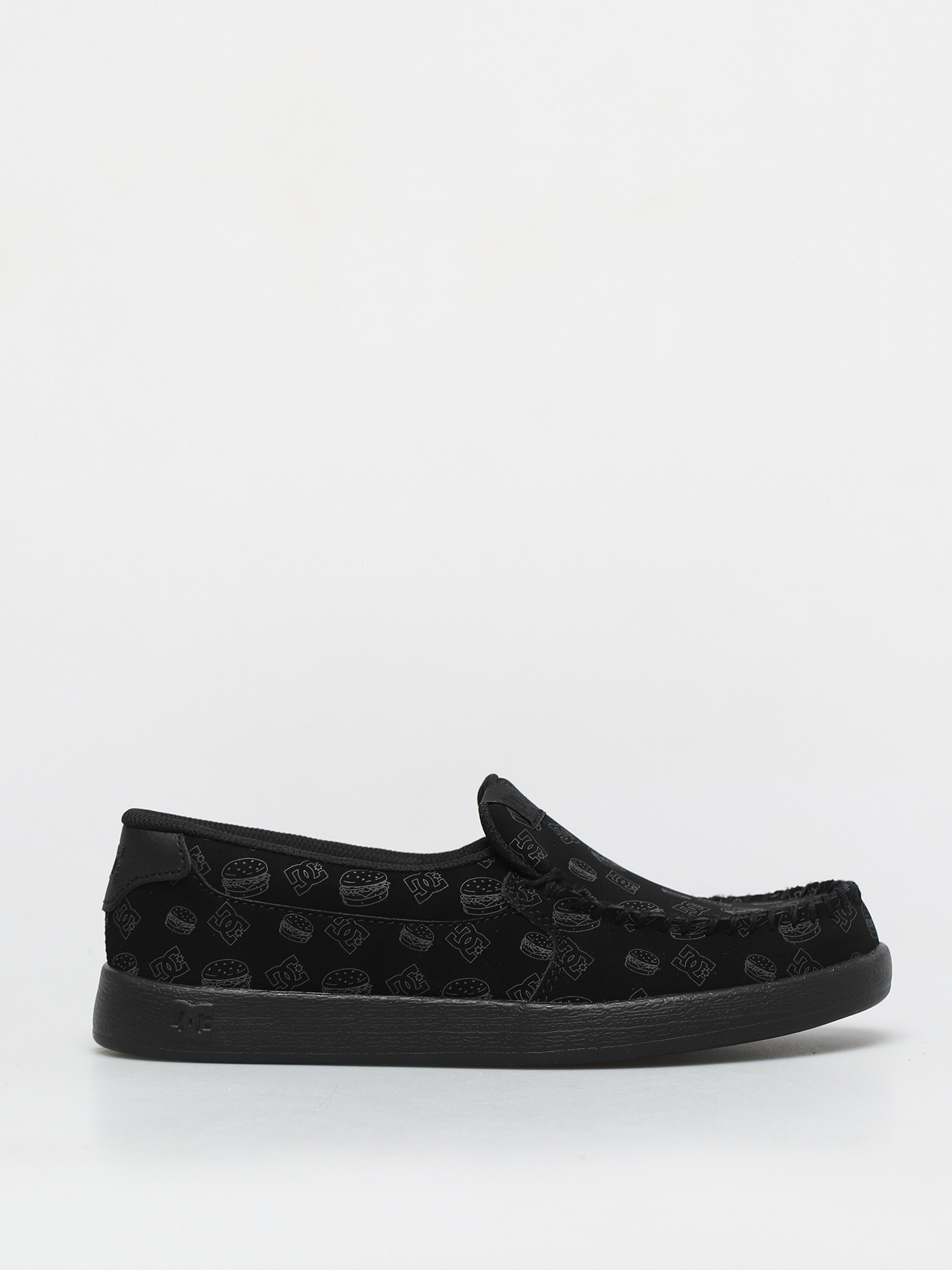 black leather bobs