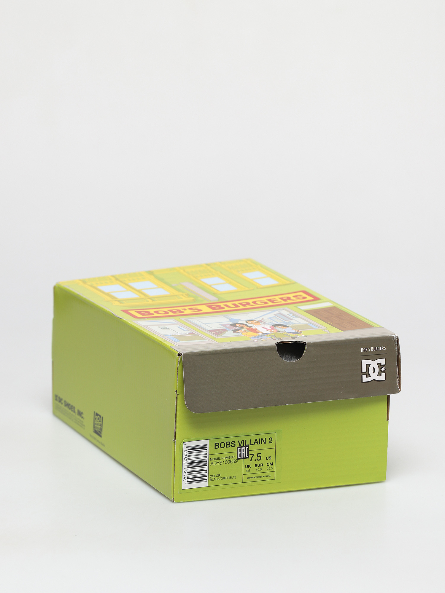 DC X BB Bobs Burgers Villain 2 Shoes (black/grey)