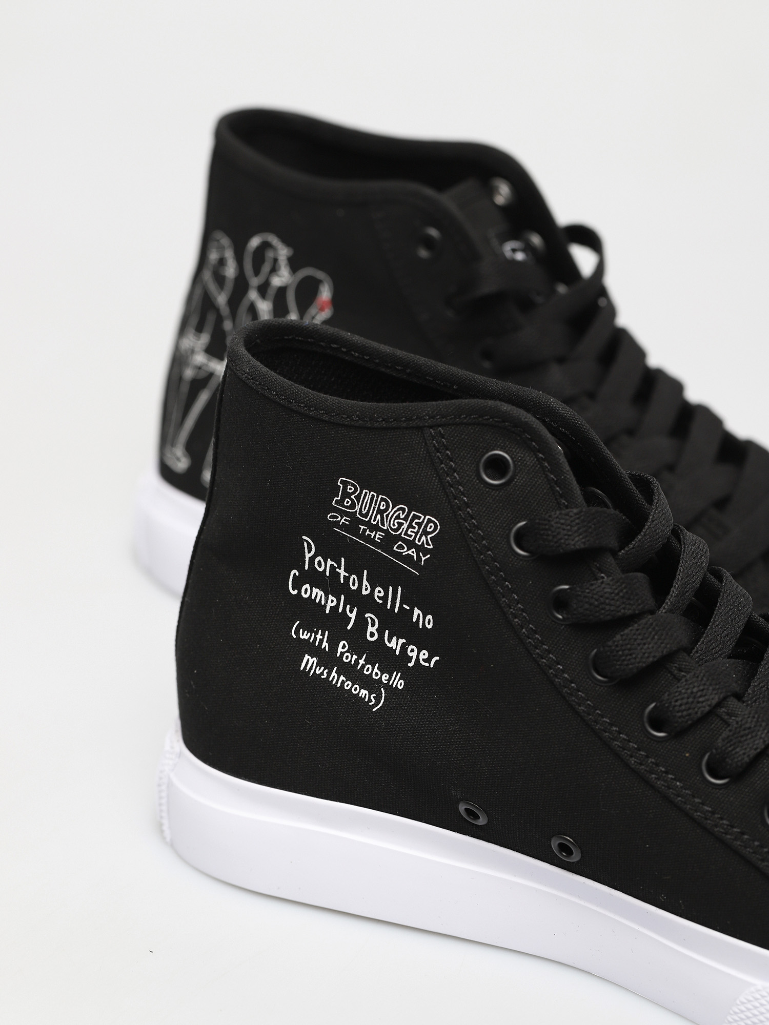 DC X BB Bobs Burgers Manual Hi Shoes (black/white/pink)