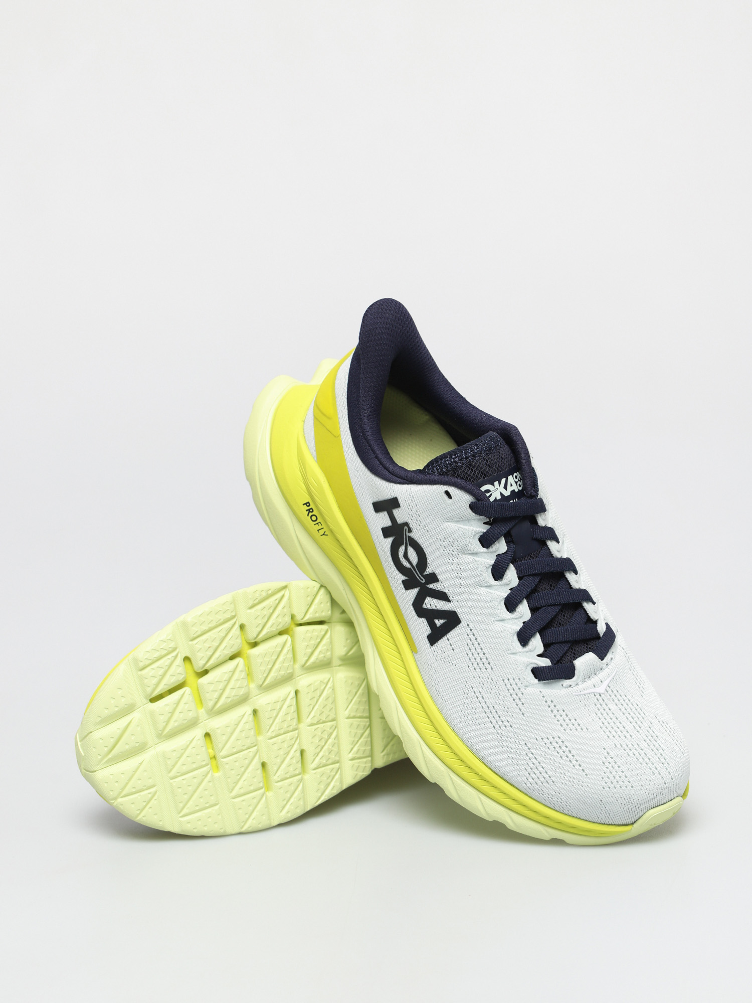 Hoka One One Mach 4 Shoes Wmn (blue flower/citrus)