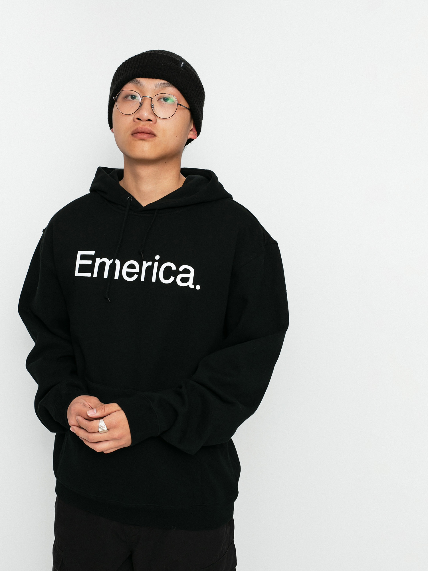 Emerica Pure Logo HD Hoodie (black)