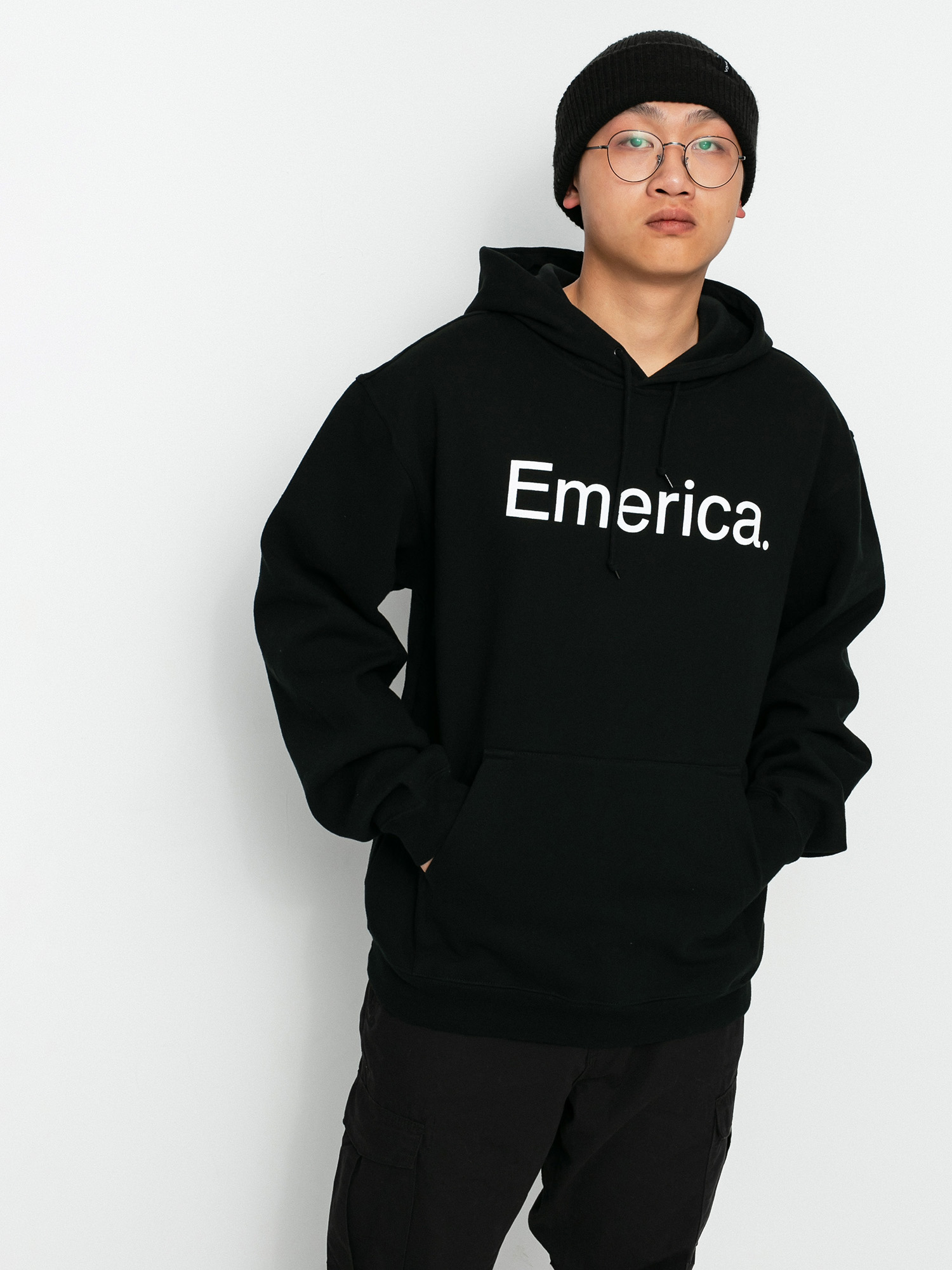Emerica Pure Logo HD Hoodie (black)