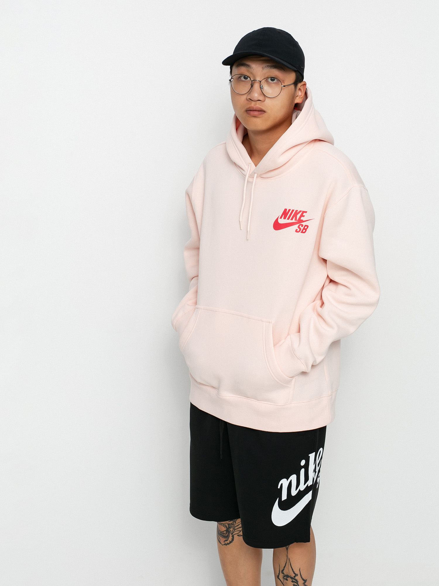 Nike SB Icon Sweatshirt (orange pearl/lt fusion red)