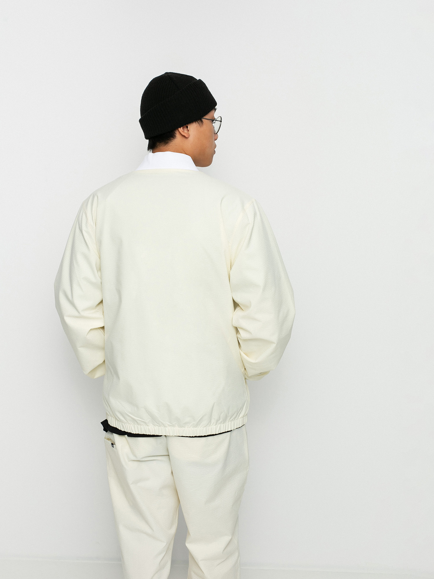 Nike SB Seersucker Jacke (coconut milk/white)
