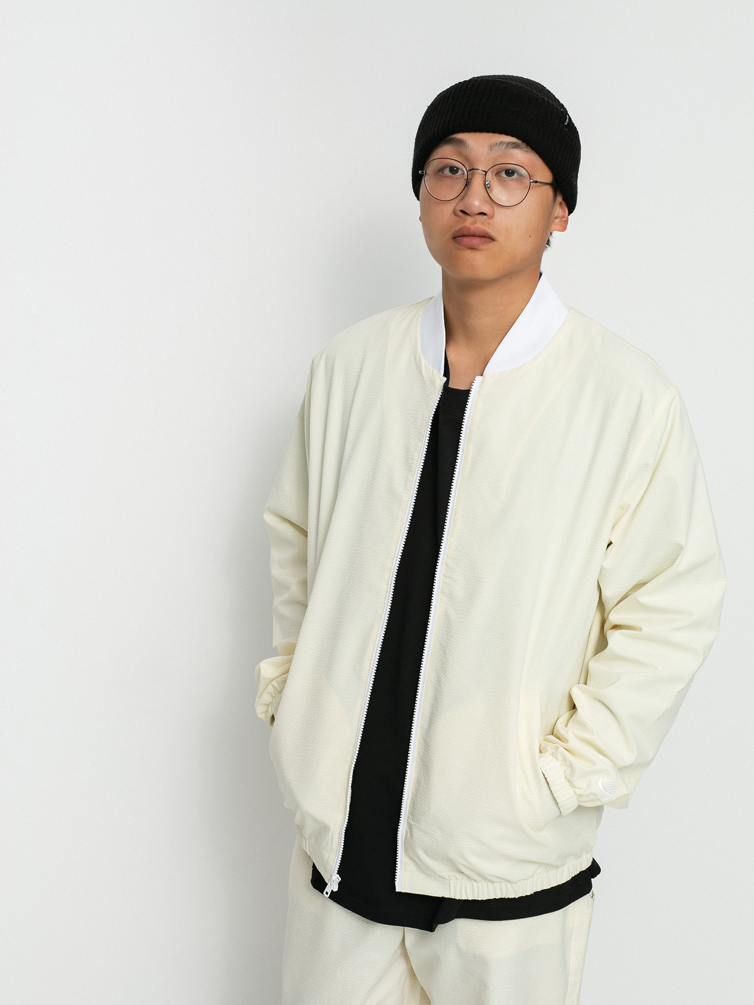 Nike SB Seersucker Jacket (coconut milk/white)