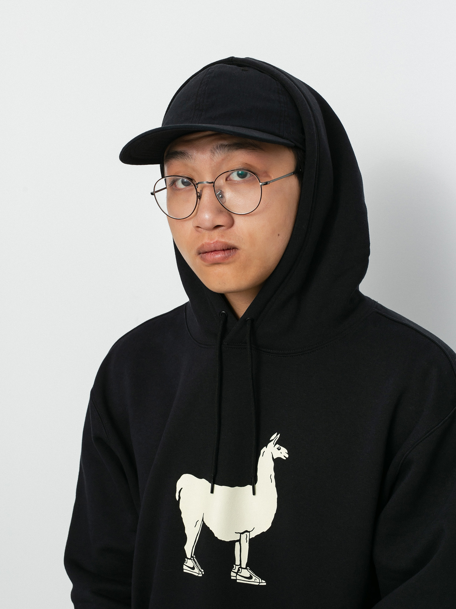 llama nike hoodie