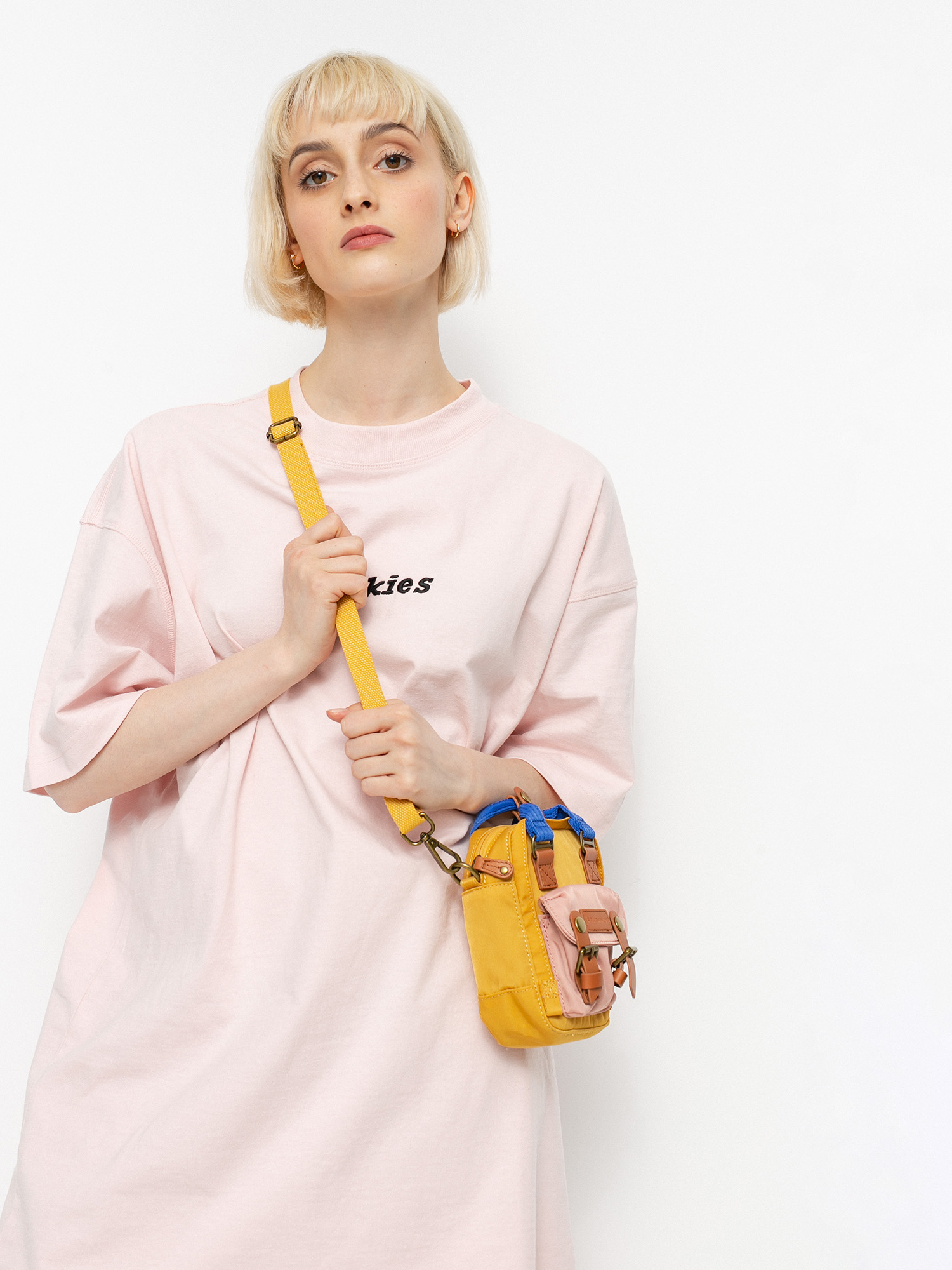 Doughnut Macaroon Tiny Sachet (yellow x rose)