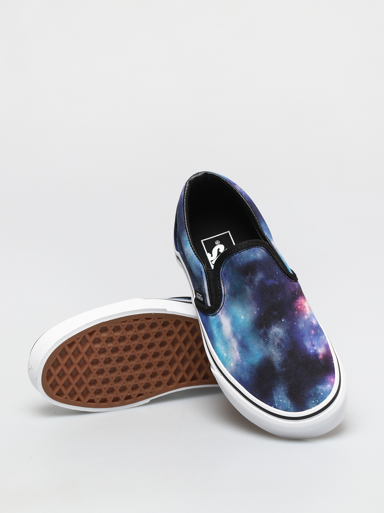 Vans Classic Slip On Shoes blue (galaxy black/true white)