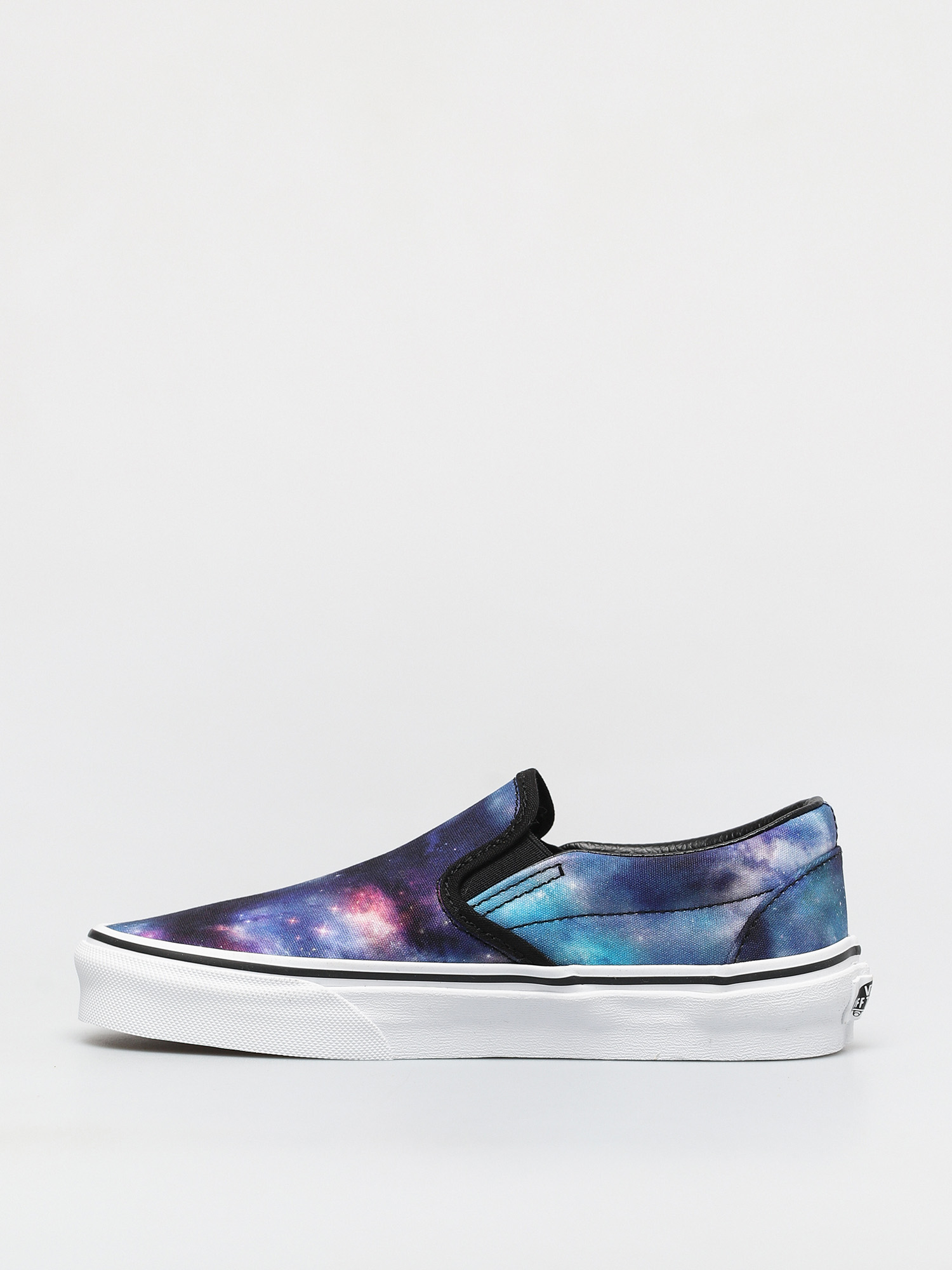 Vans Classic Slip On Shoes (galaxy black/true white)