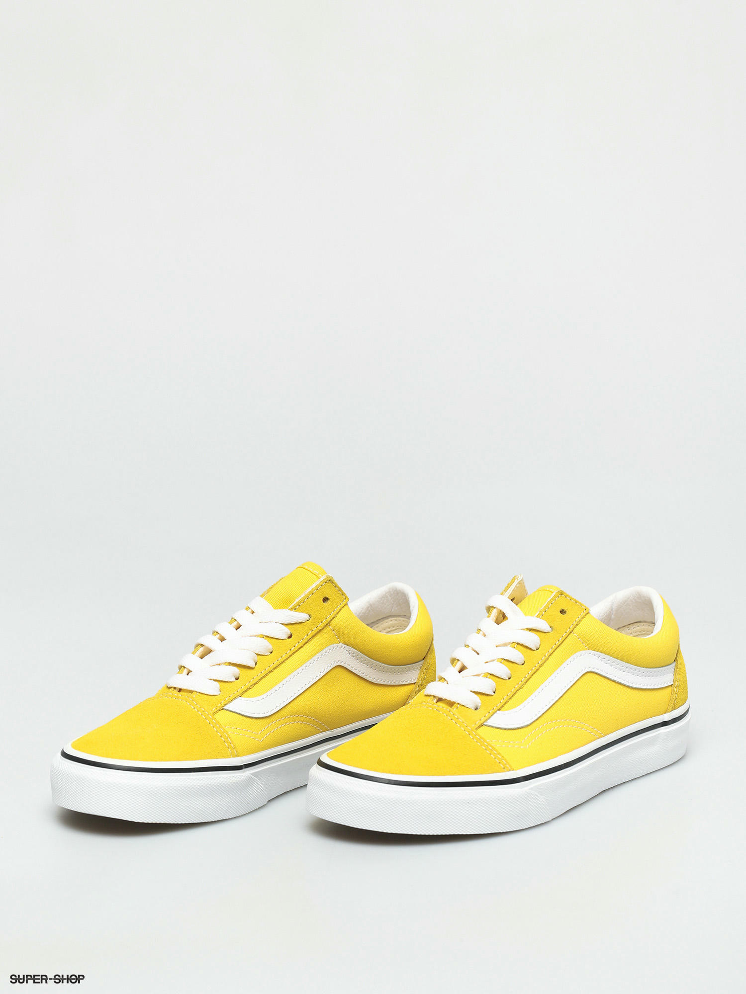 cyber yellow old skool vans